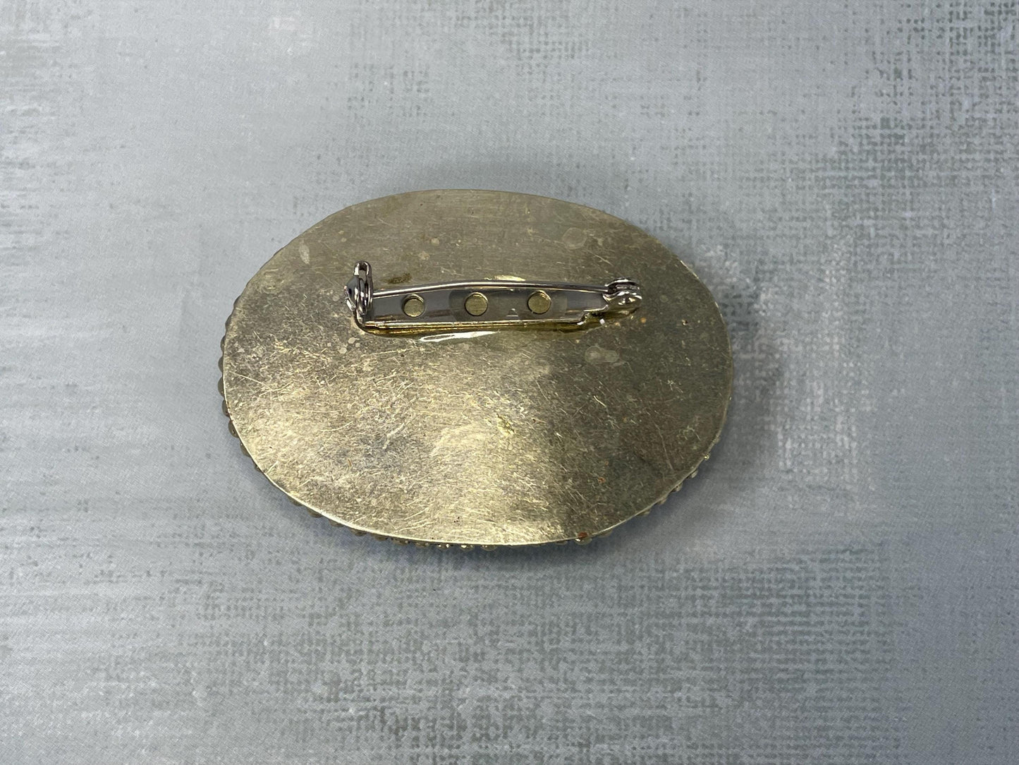 Bone Coloured Vintage Brooch