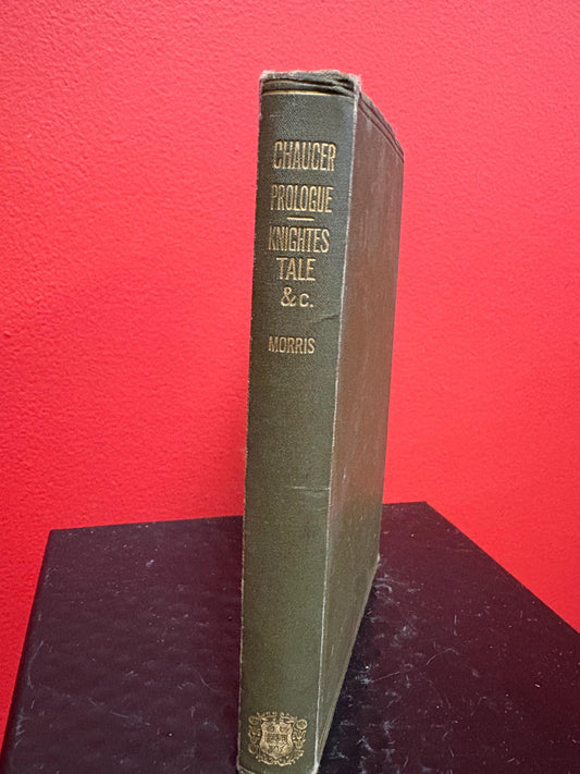 Beautiful antique copy of Chaucer  prologue and Knights tale   circa 1910  with pencil notes  antique condition
