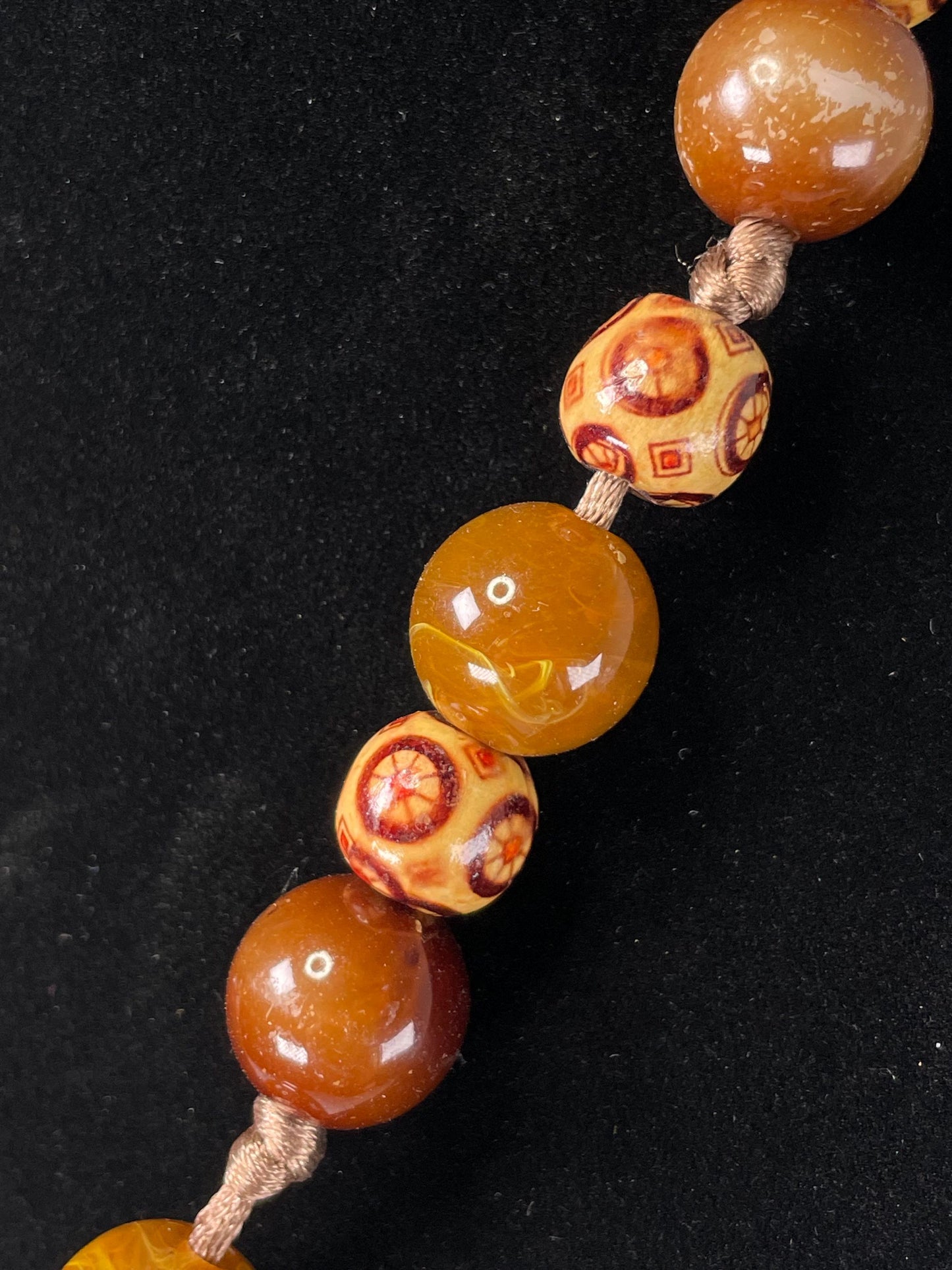 Lovely 29 inch long Beaded necklace