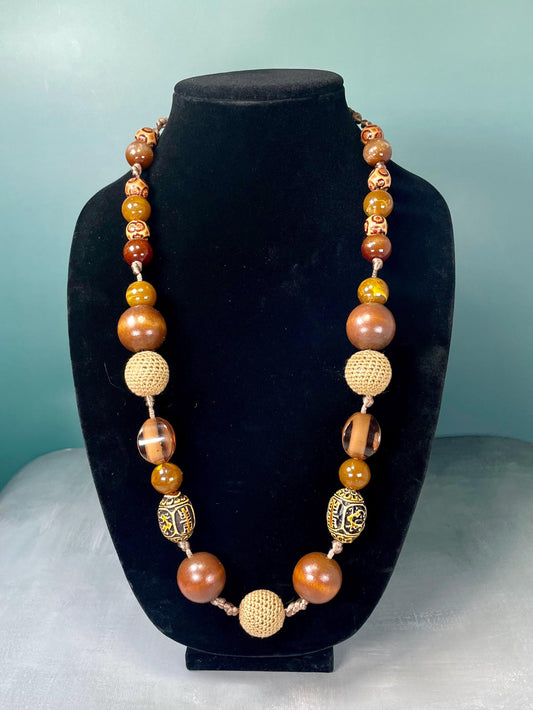 Lovely 29 inch long Beaded necklace