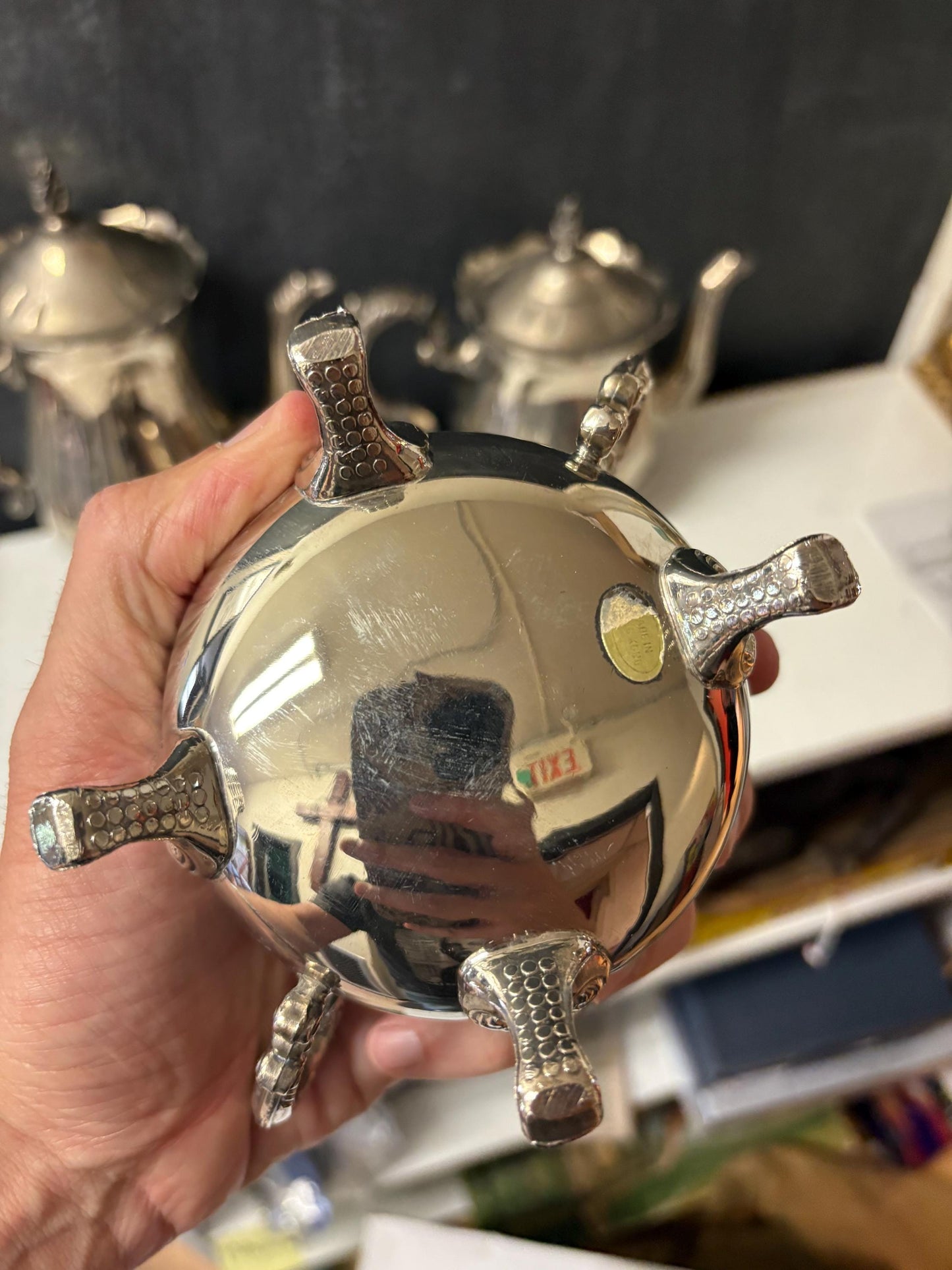 Lovely English silver plated  four piece coffee and tea service  see photos  needs a quick polish  great value