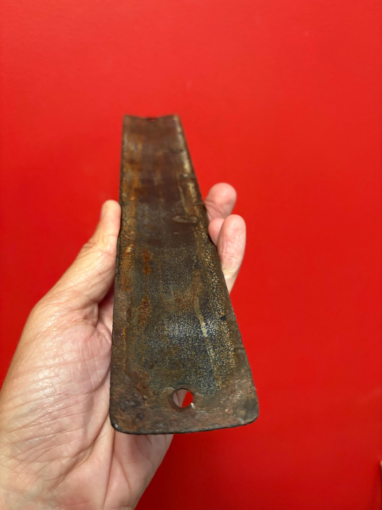 Truly amazing antique 12 x 2“ porcelain enamel danger sign  pretty good condition  great value