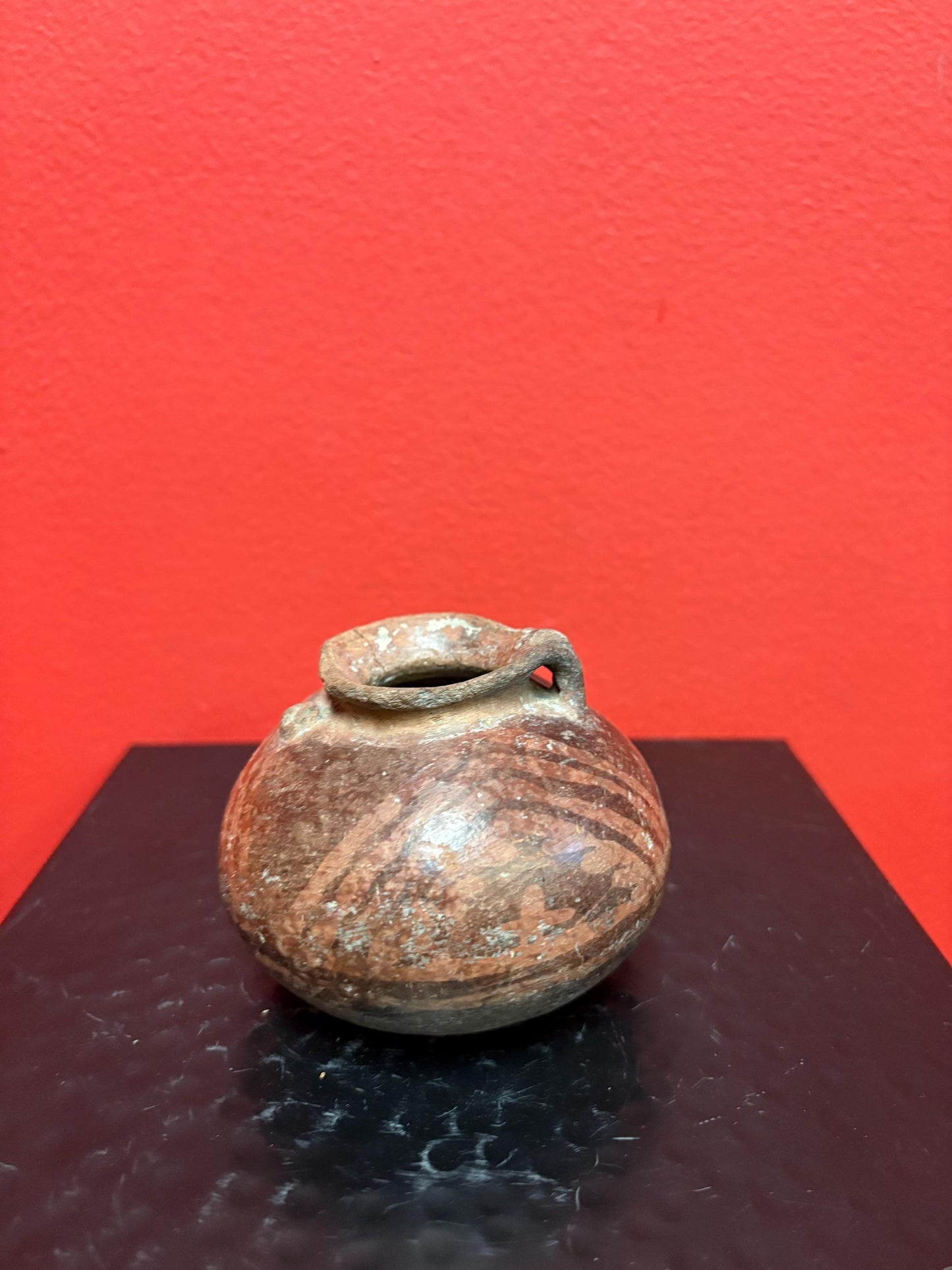 Fabulous 4 inch tall pre-Colombian authentic narino culture seed pot  as is  great value