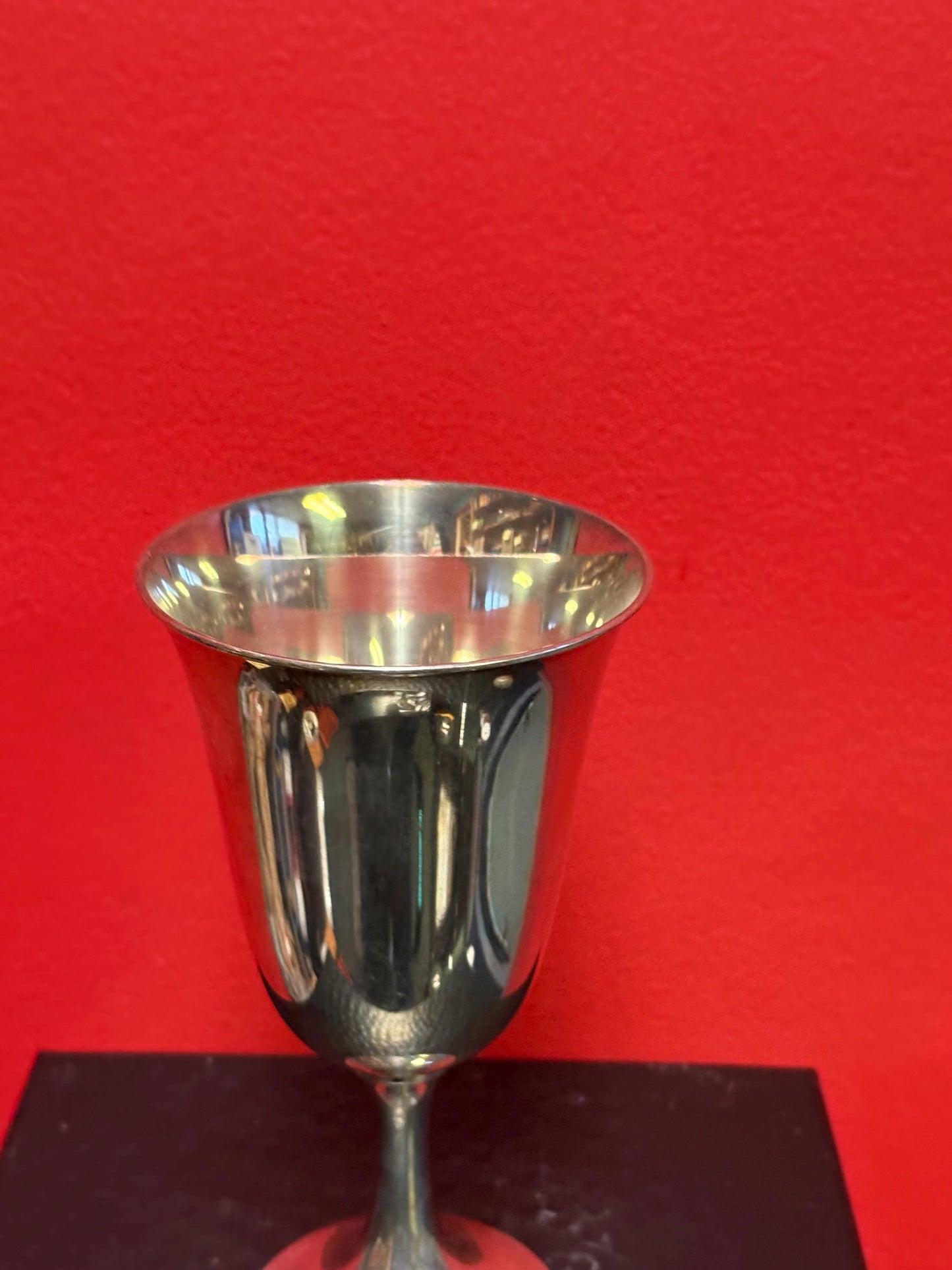 Stunning 6.5 inch tall solid sterling silver Antique wine goblet  200 g  perfect for using or  gifting - B