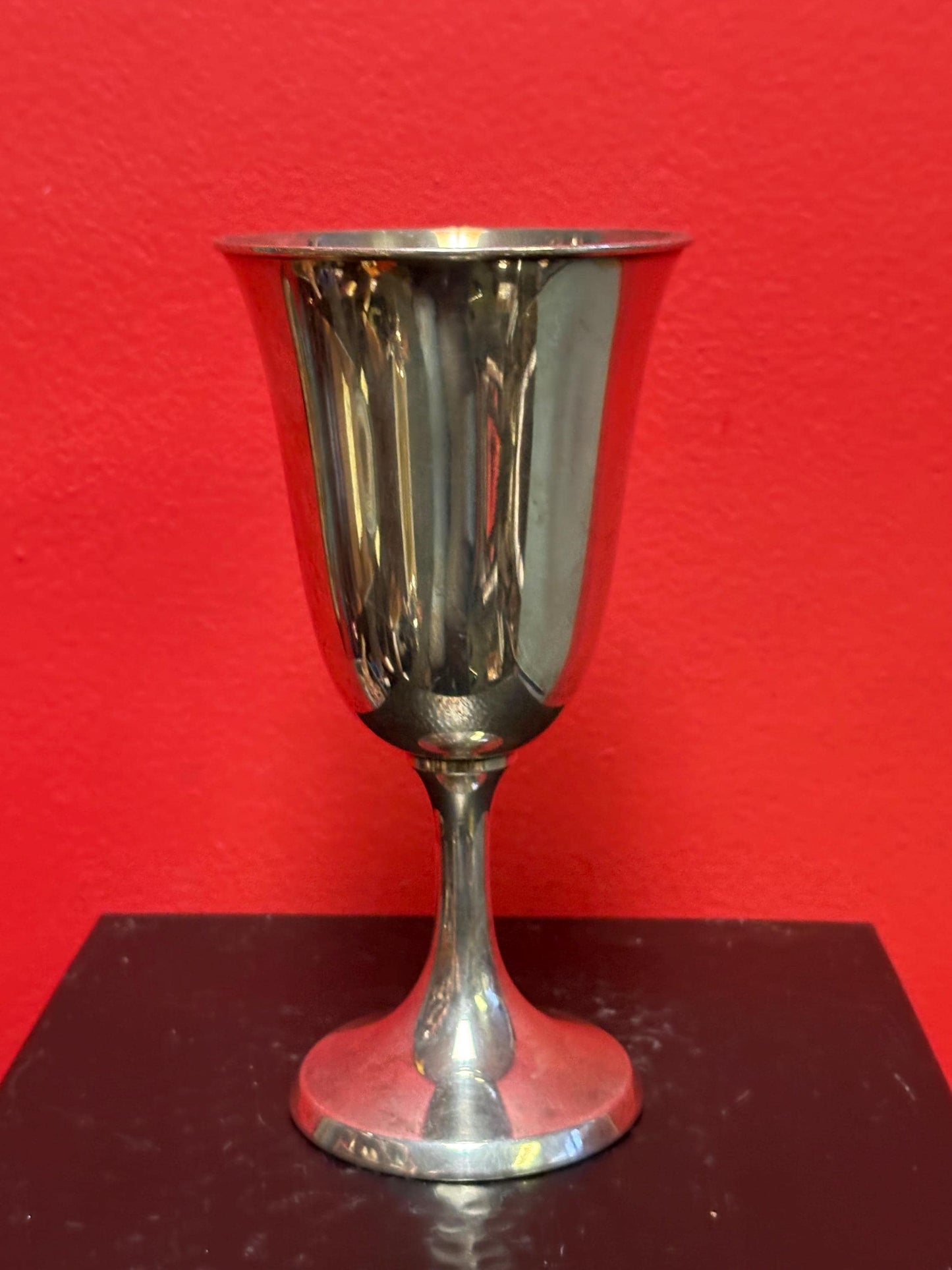 Stunning 6.5 inch tall solid sterling silver Antique wine goblet  200 g  perfect for using or  gifting - B