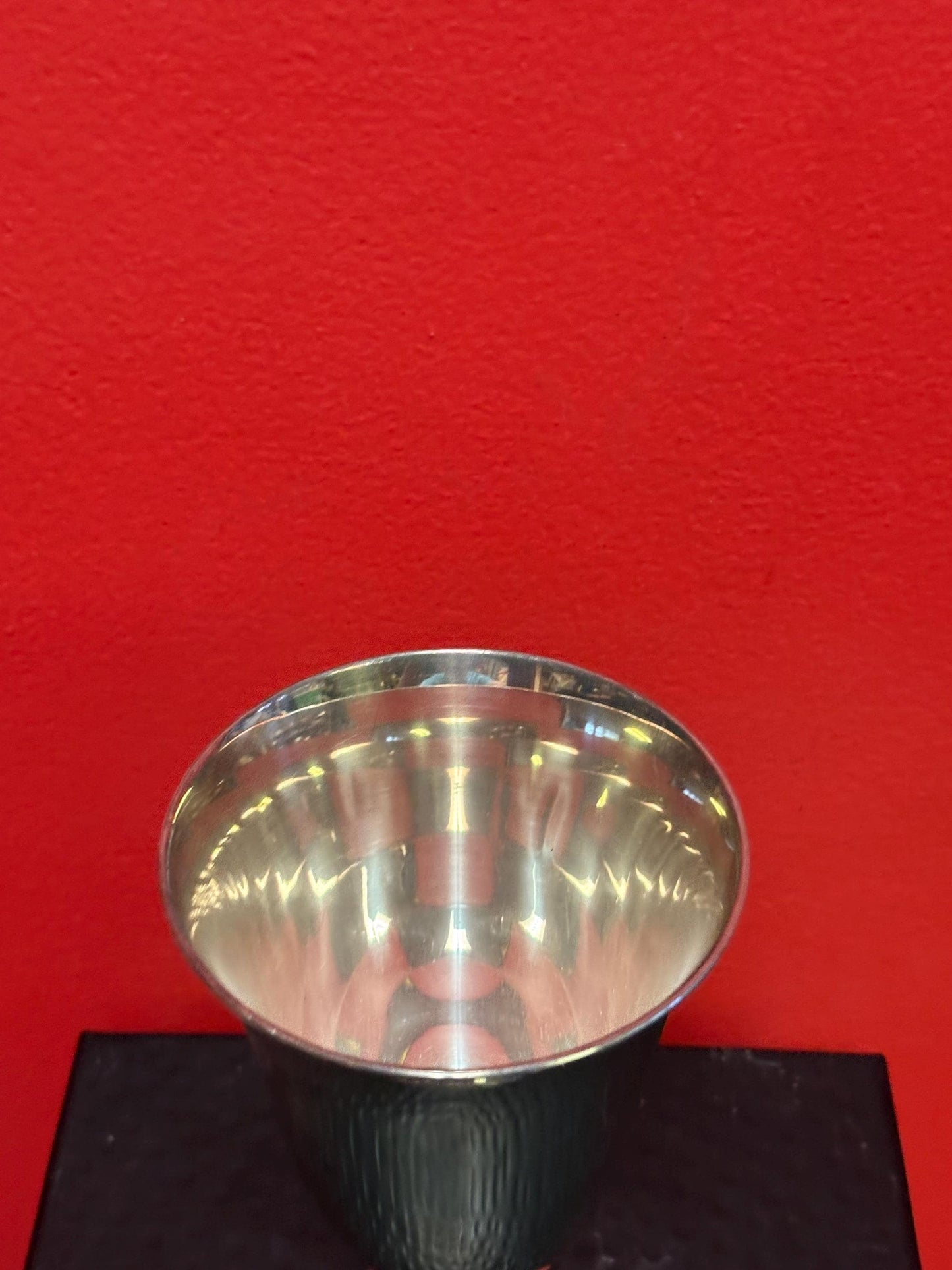 Stunning 6.5 inch tall solid sterling silver Antique wine goblet  200 g  perfect for using or  gifting - B