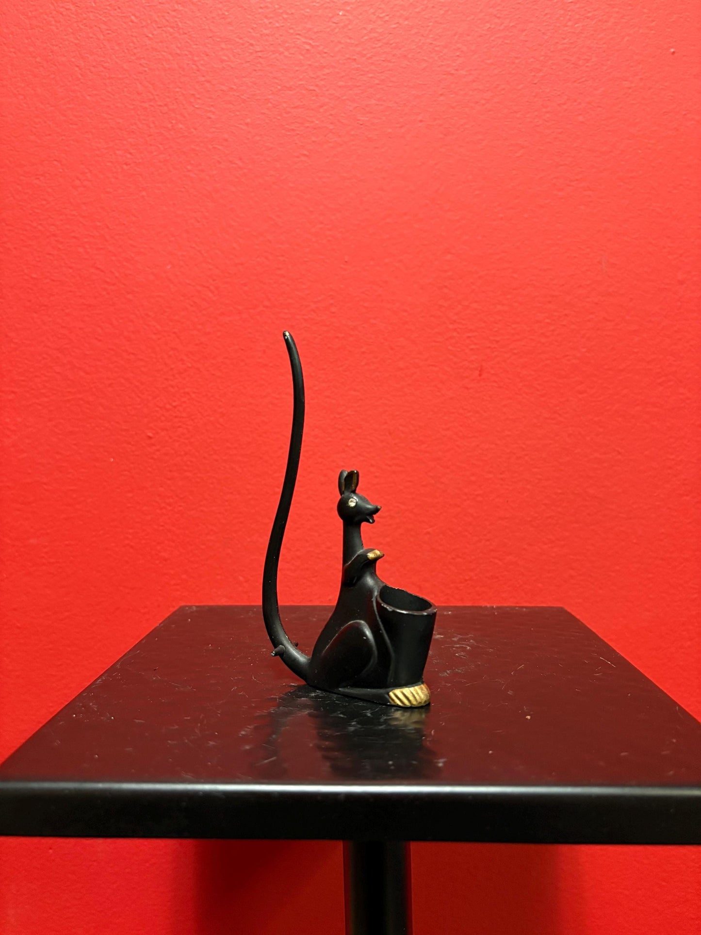 Lovely 5 inch Karl hagenauer Austrian bronze kangaroo  great value