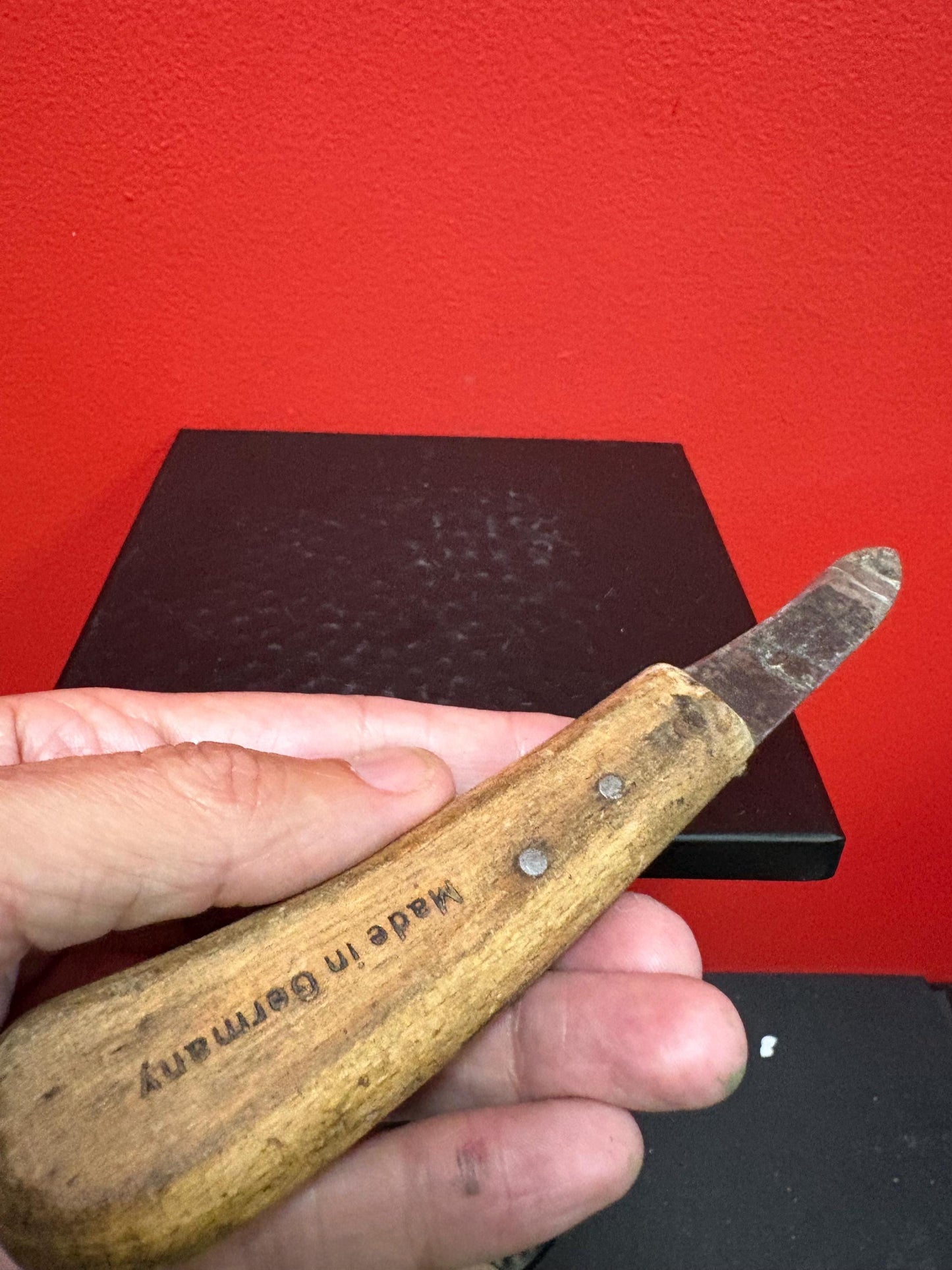 Lovely unique 7 inch long German carving knife made for indigenous first nations work so many stories