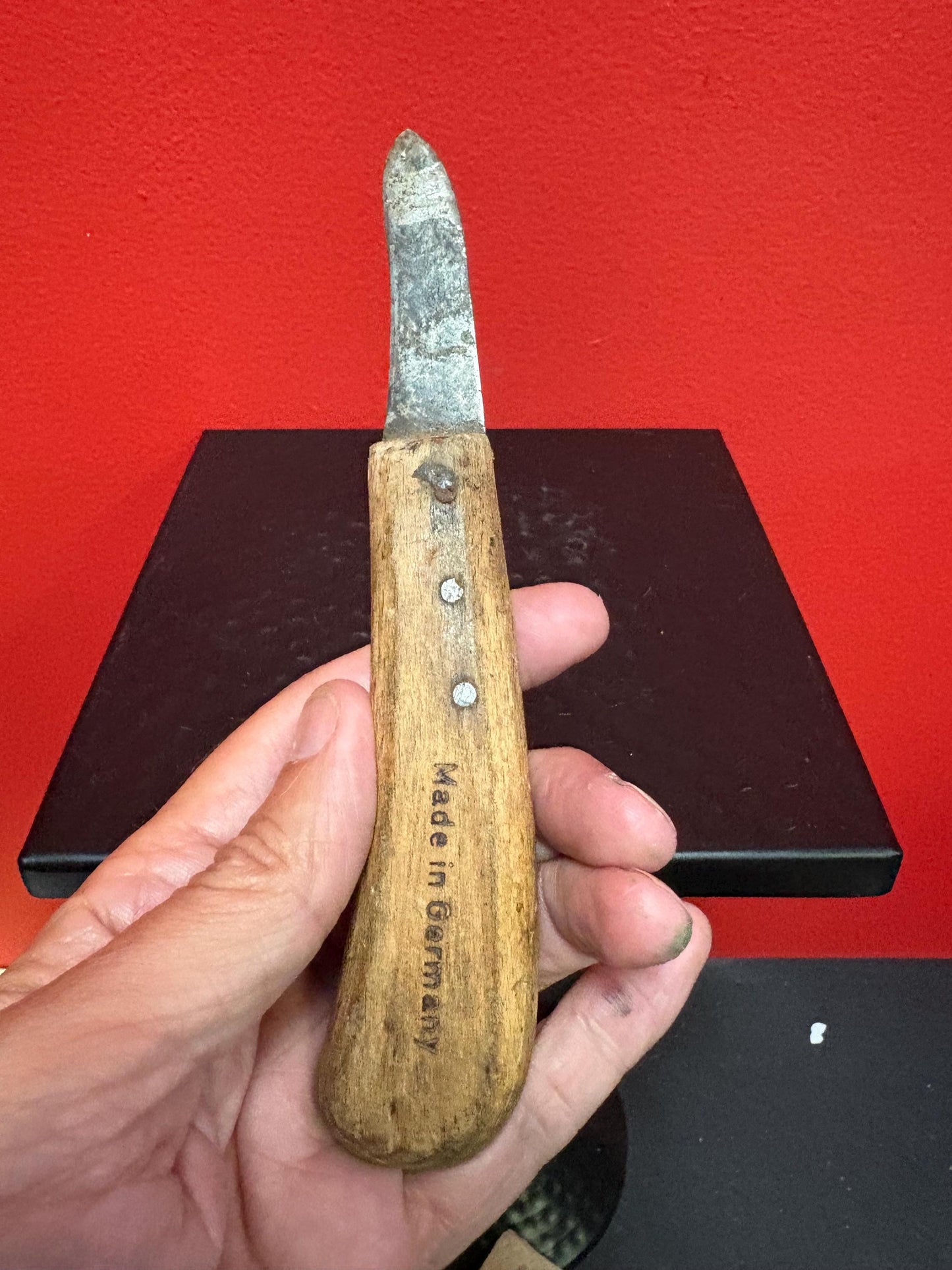 Lovely unique 7 inch long German carving knife made for indigenous first nations work so many stories