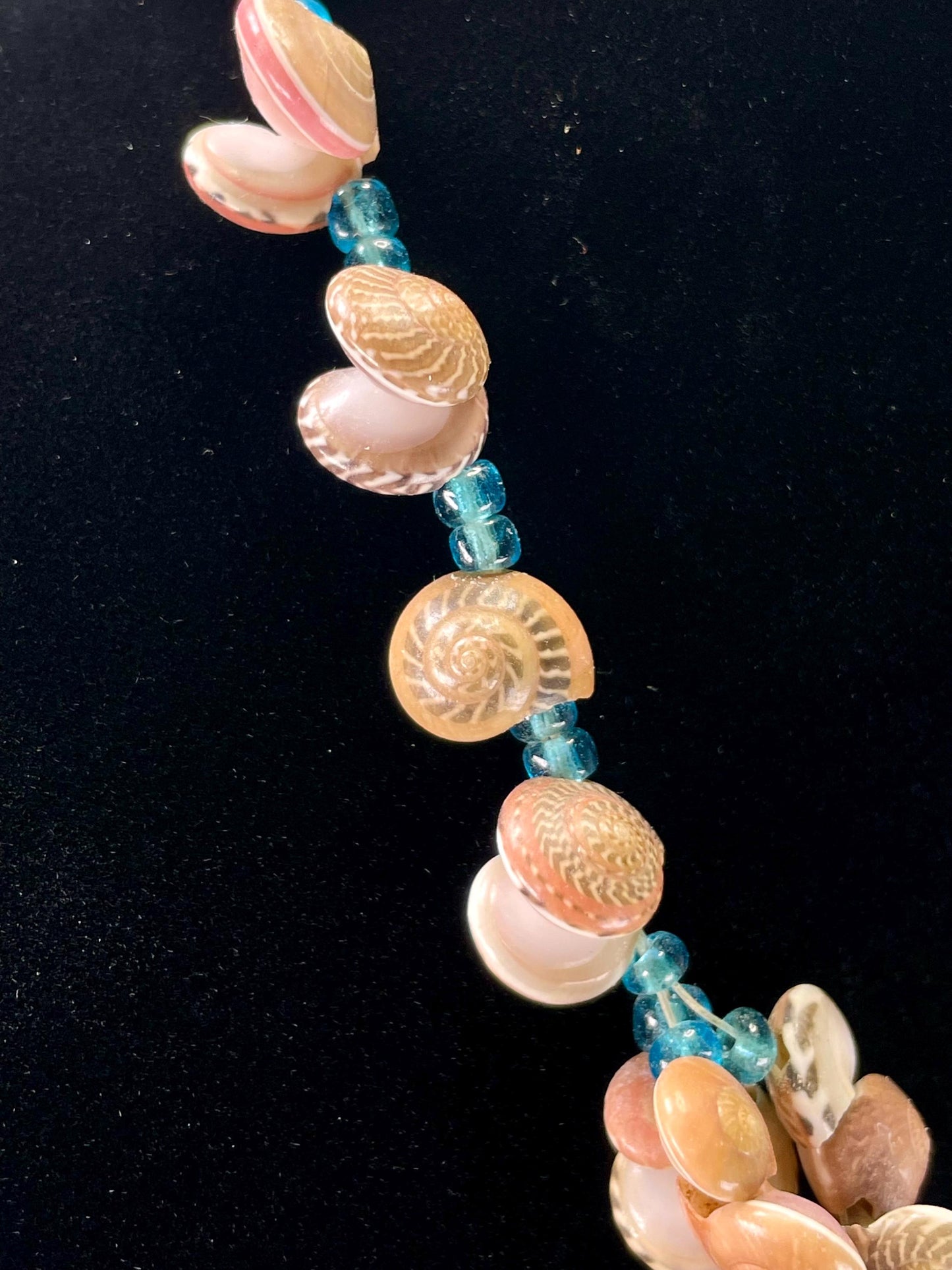 20 inch Shell Necklace with huge 3 inch Abalone Pendant