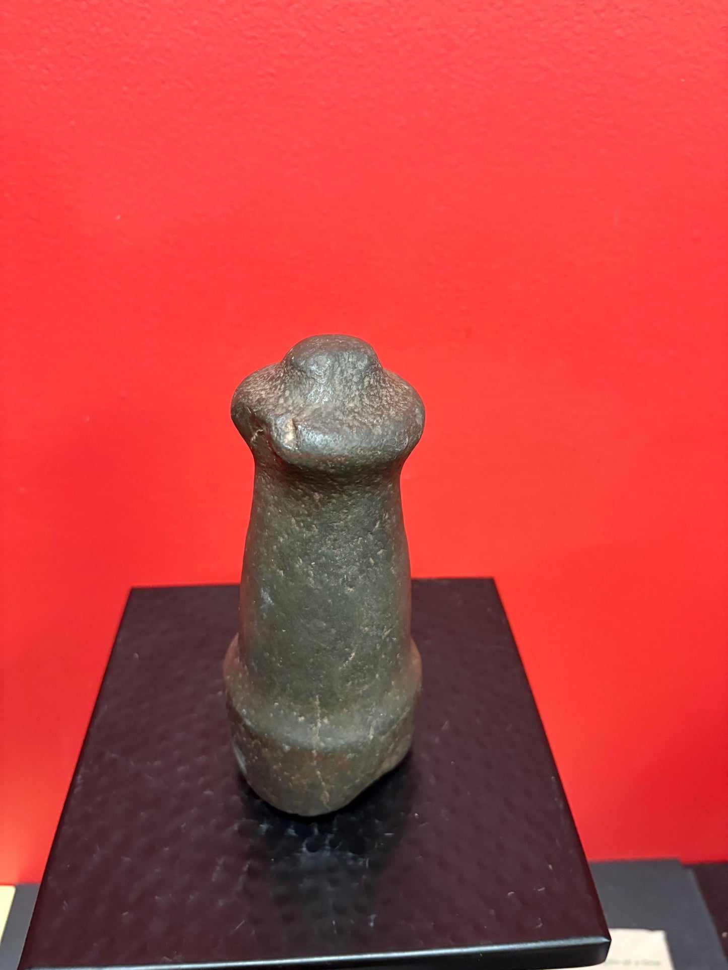 Beautiful 7 inch tall  indigenous first nations British Columbian old old old plummet stone tool  wonderful patina-  unique shape  phallic