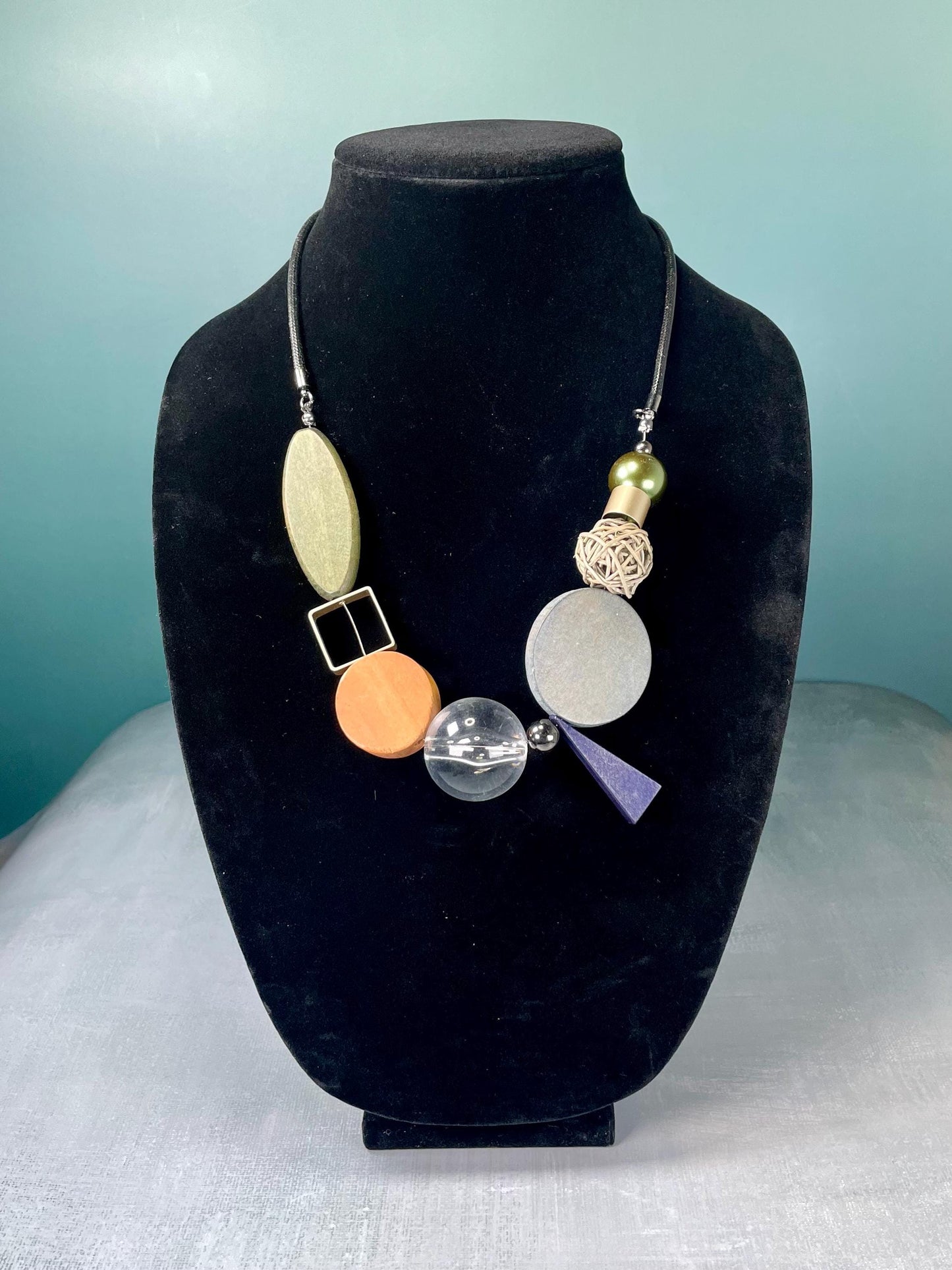 Modern Geometric Statement Necklace