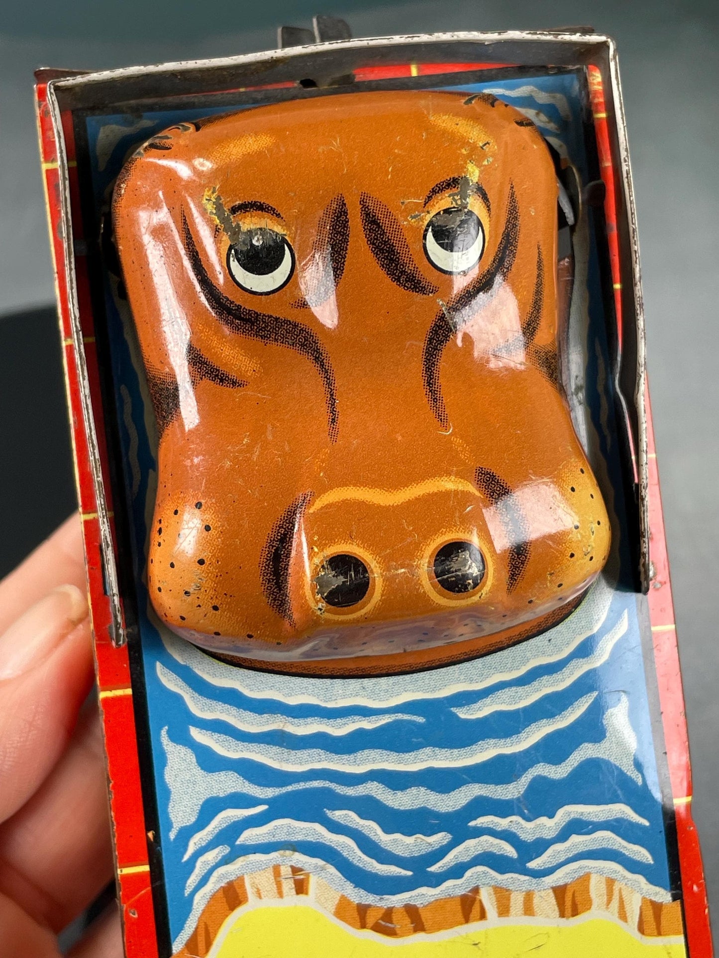 Vintage 1960s Japanese Hungry Hippo Bank