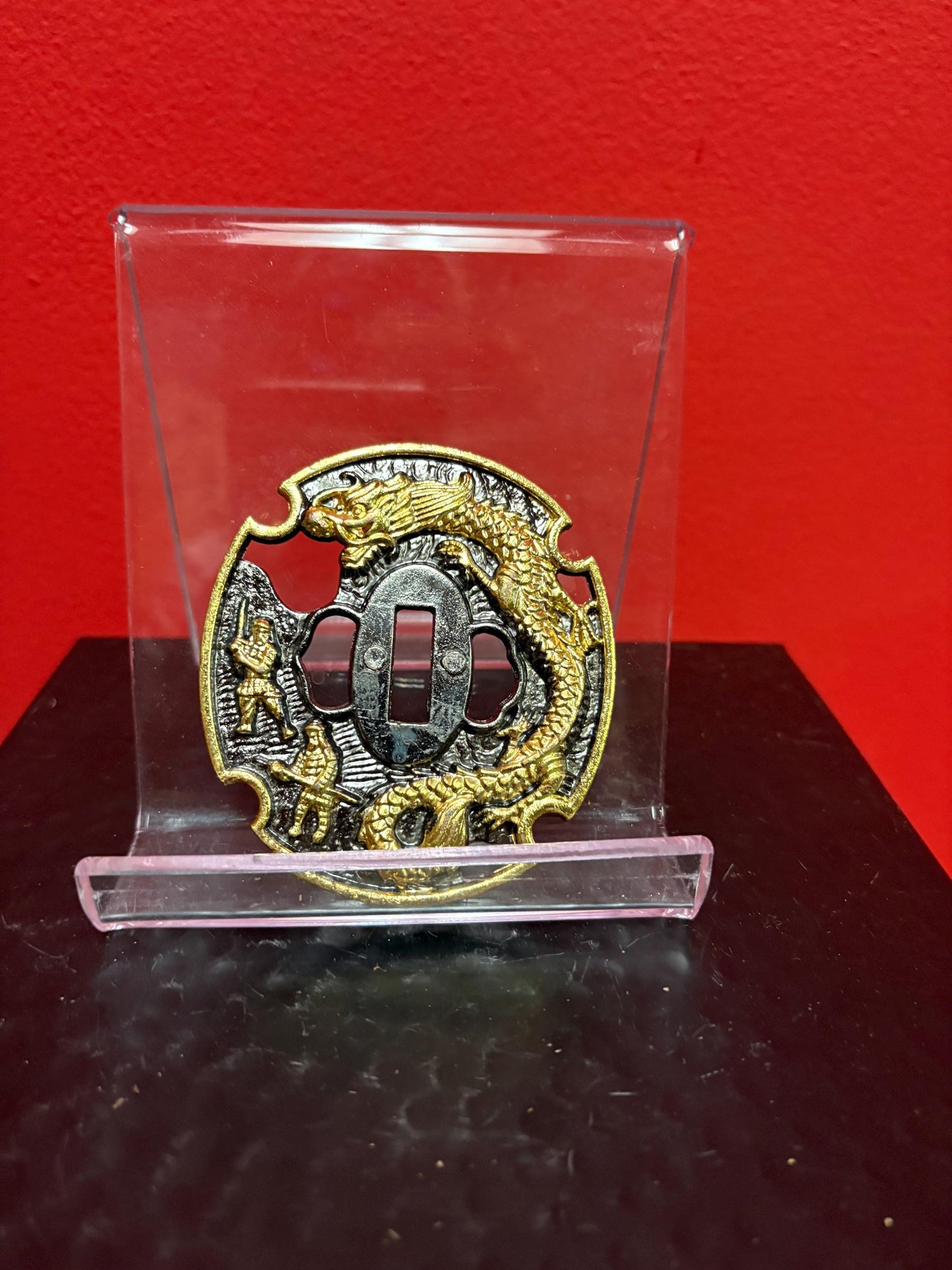 Beautiful Japanese samurai old metal tsuba - see photos for condition  approx 3 inches  from major estate collection - value priced -