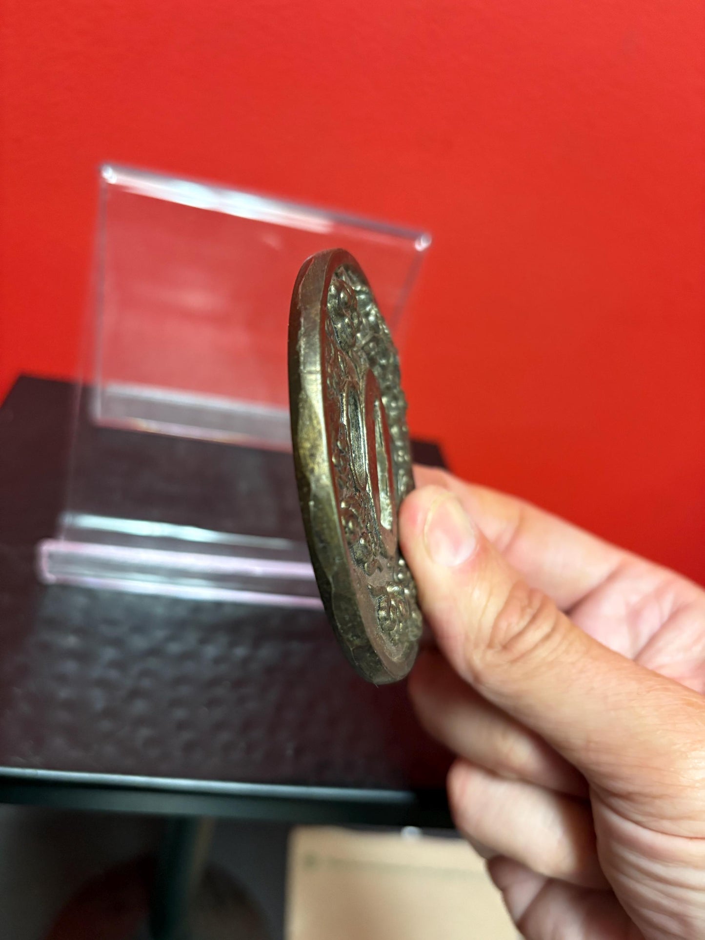 Beautiful Japanese samurai old metal tsuba - see photos for condition  approx 3 inches  from major estate collection - value priced -