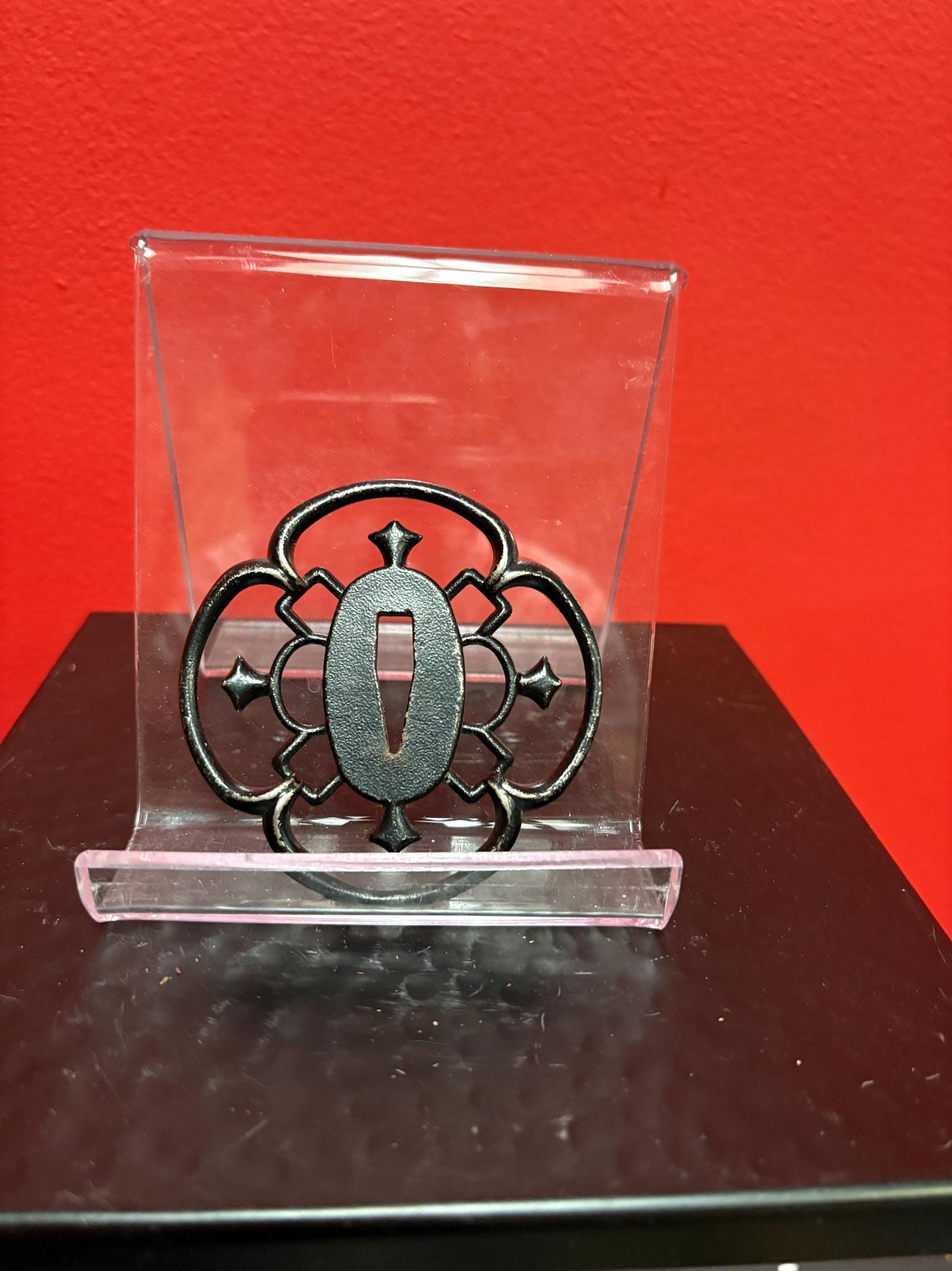 Beautiful Japanese samurai old metal tsuba - see photos for condition  approx 3 inches  from major estate collection - value priced -