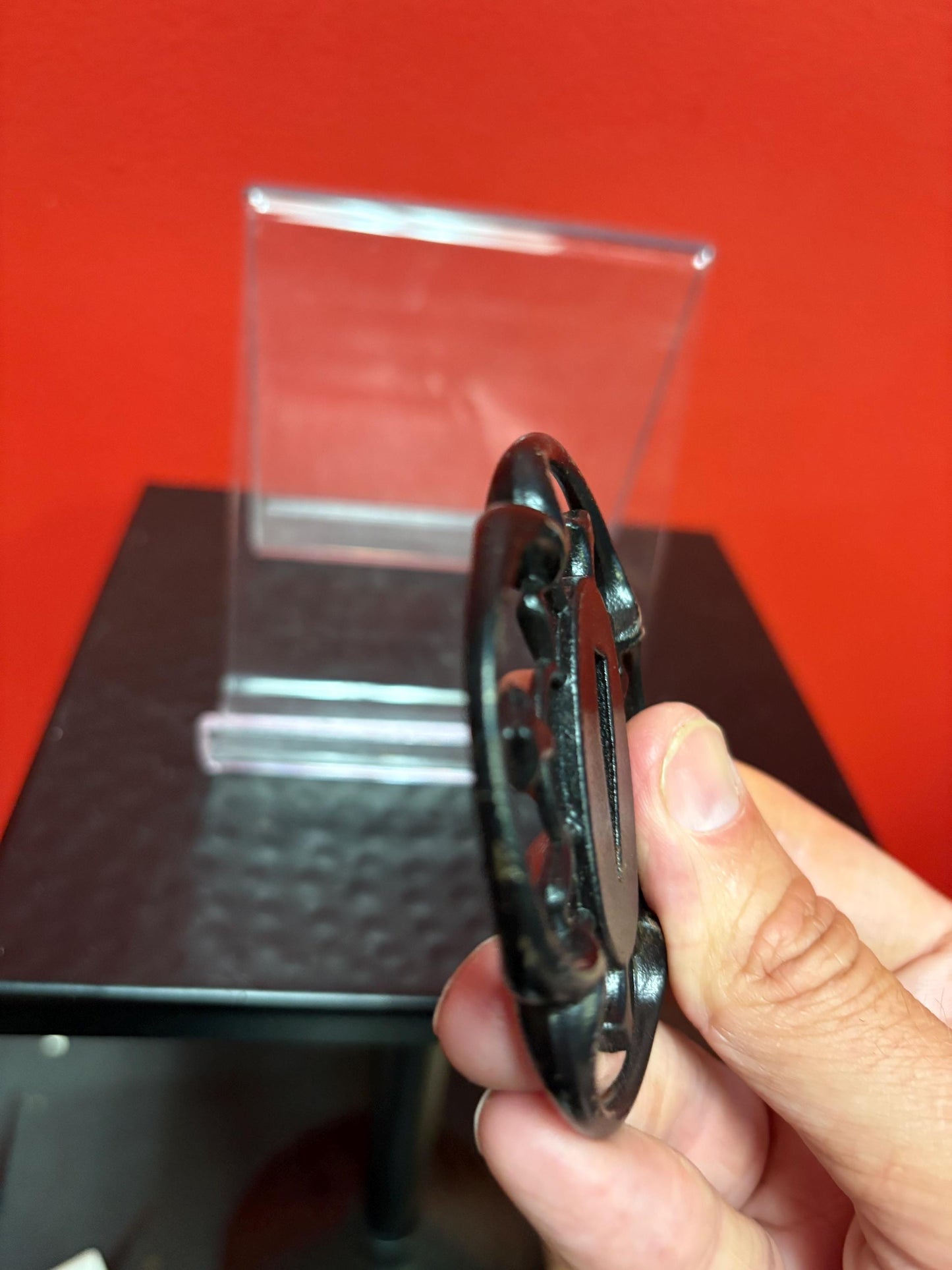 Beautiful Japanese samurai old metal tsuba - see photos for condition  approx 3 inches  from major estate collection - value priced -