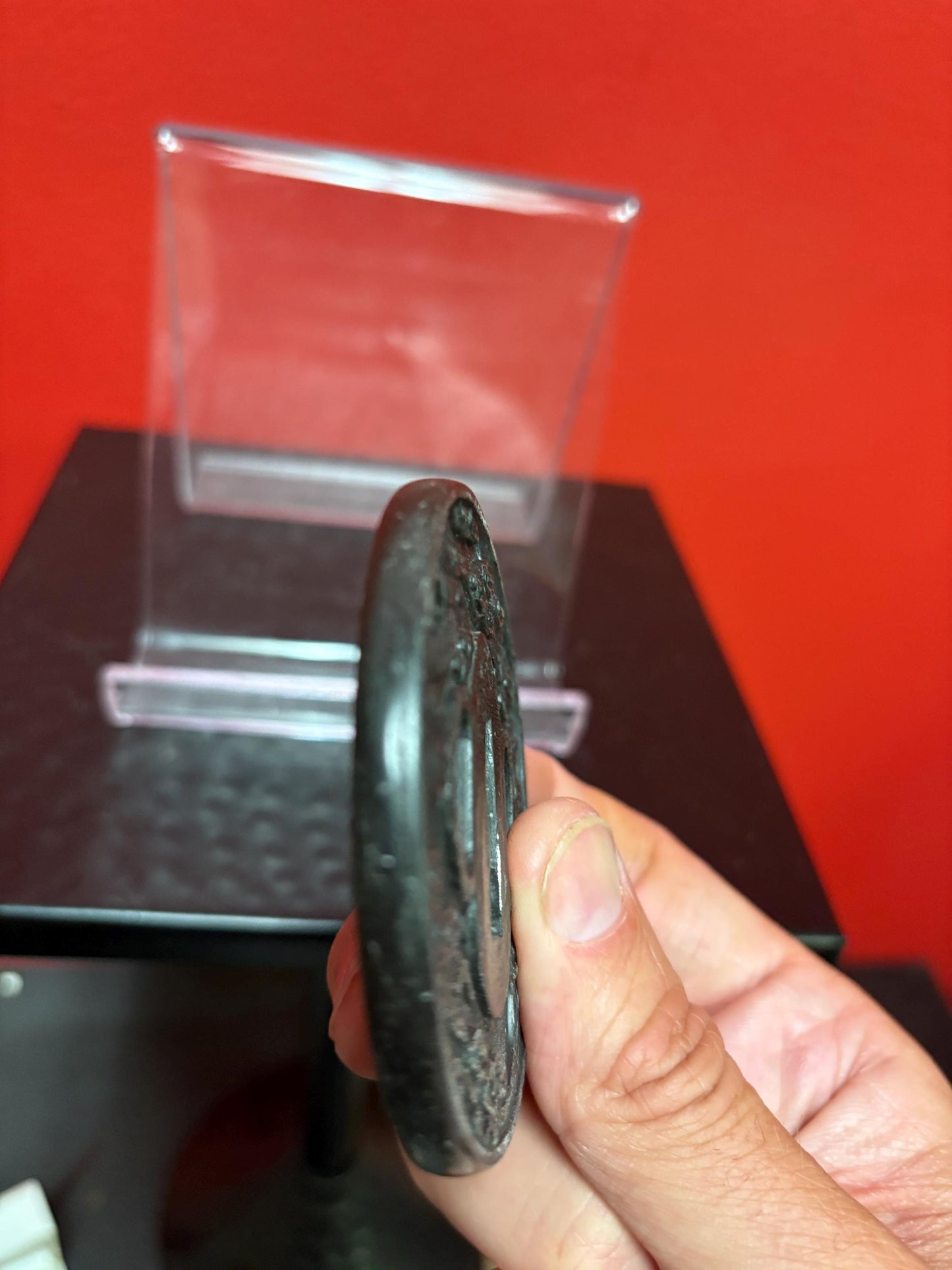 Beautiful Japanese samurai old metal tsuba - see photos for condition  approx 3 inches  from major estate collection - value priced -