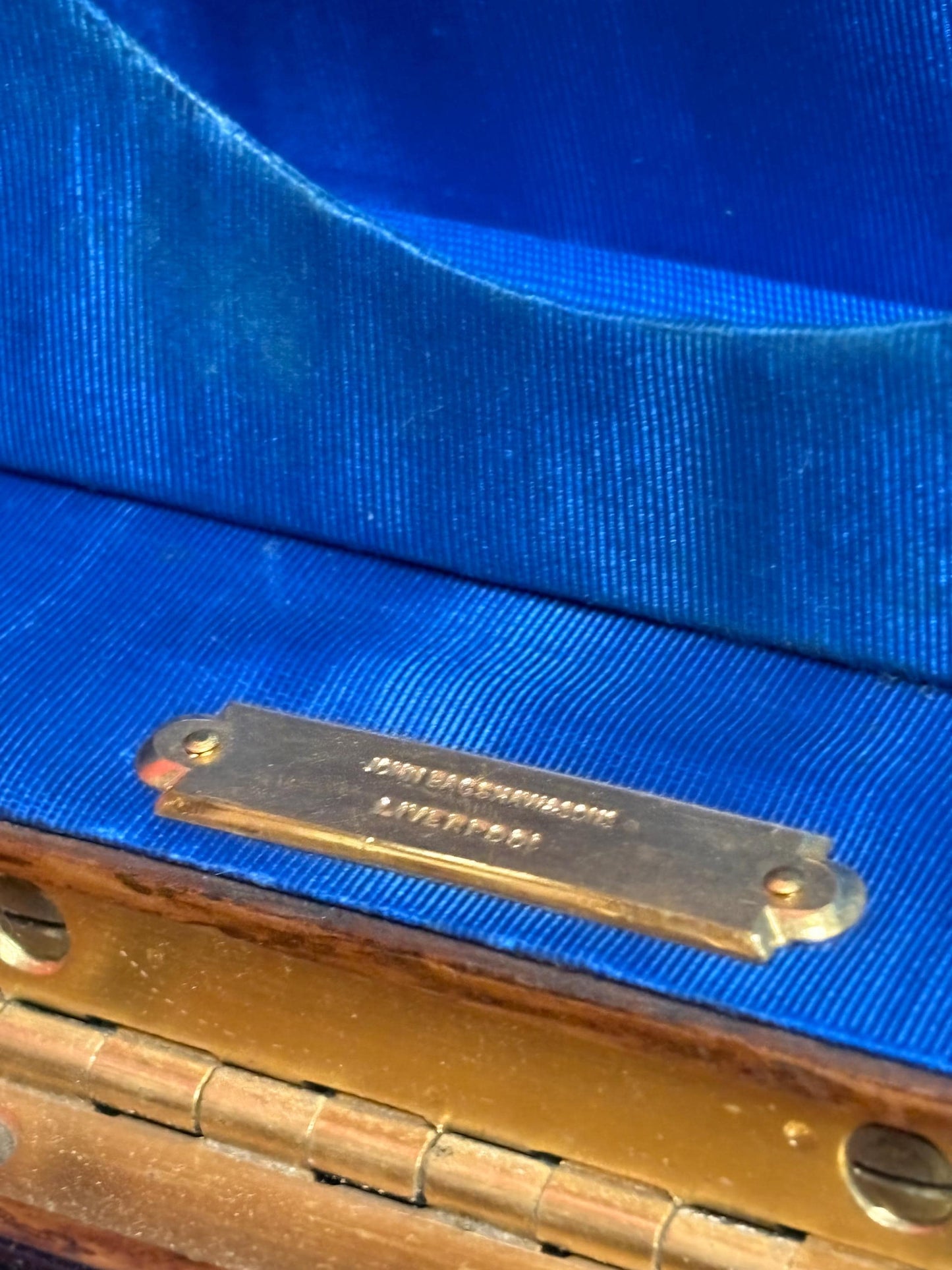 Beautiful antique walnut box  9 1/2 x 6 x 7“ high  letter box  nice condition  many uses  great gift -