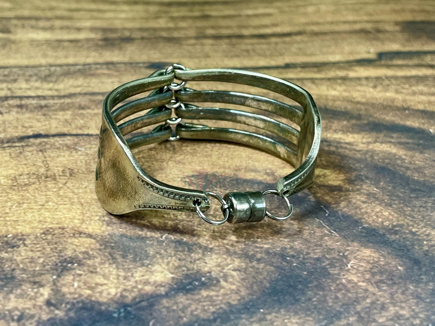 Cool Silver Plated Fork Bracelet