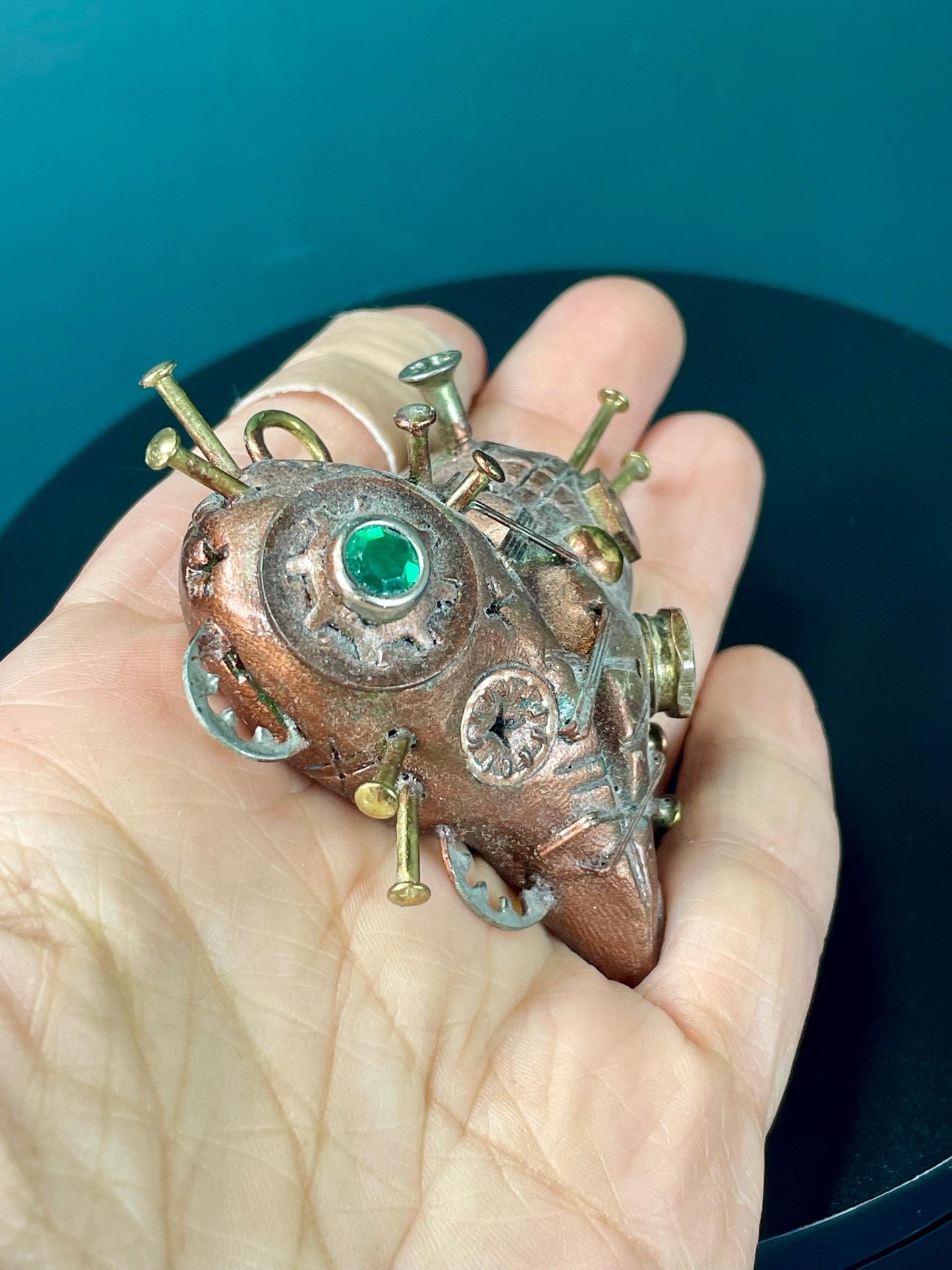 Very cool 2.25 inch Brutalist Pendant