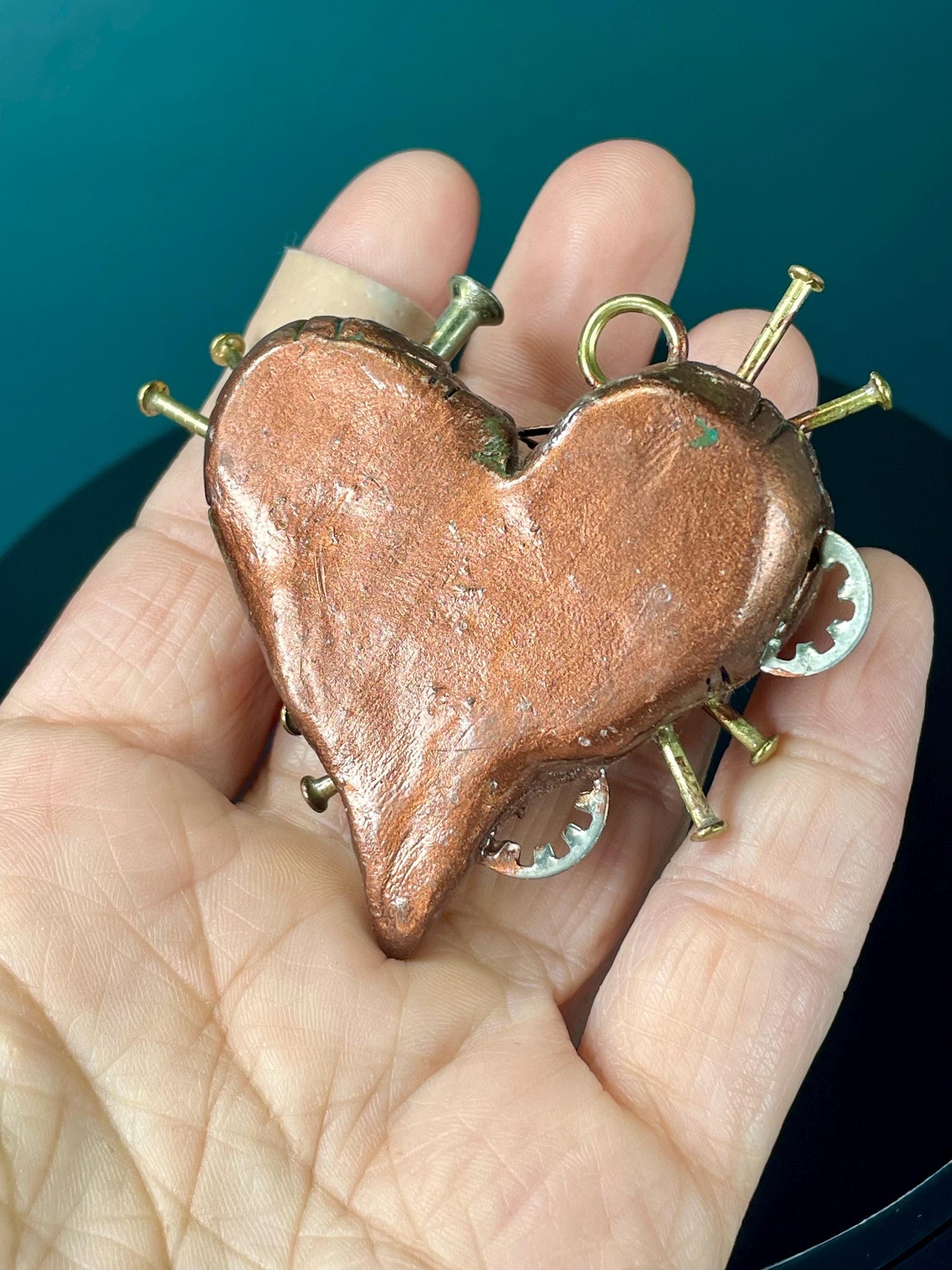 Very cool 2.25 inch Brutalist Pendant