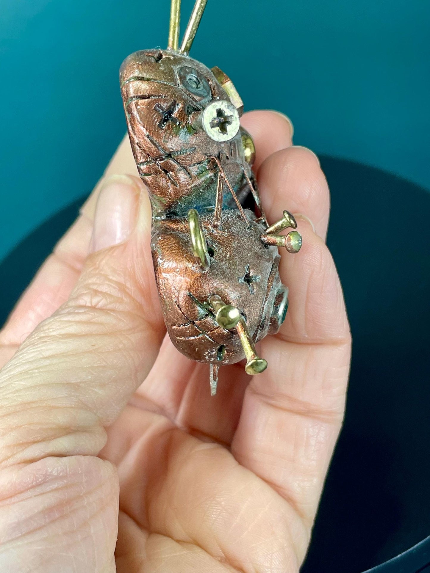 Very cool 2.25 inch Brutalist Pendant