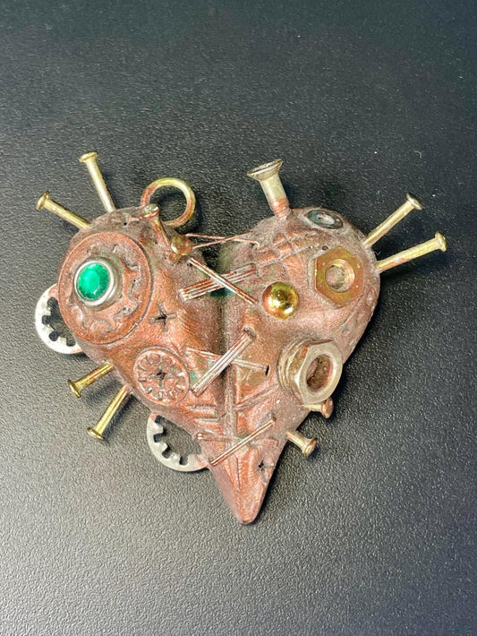 Very cool 2.25 inch Brutalist Pendant