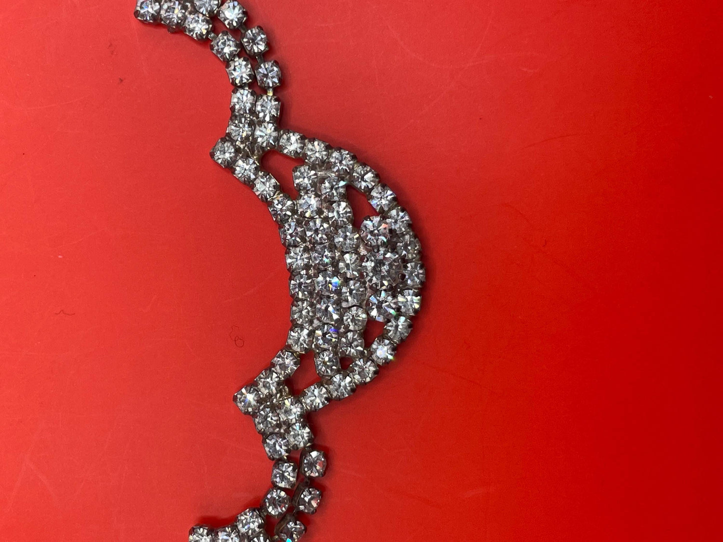 Stunning Rhinestone Chandelier Necklace