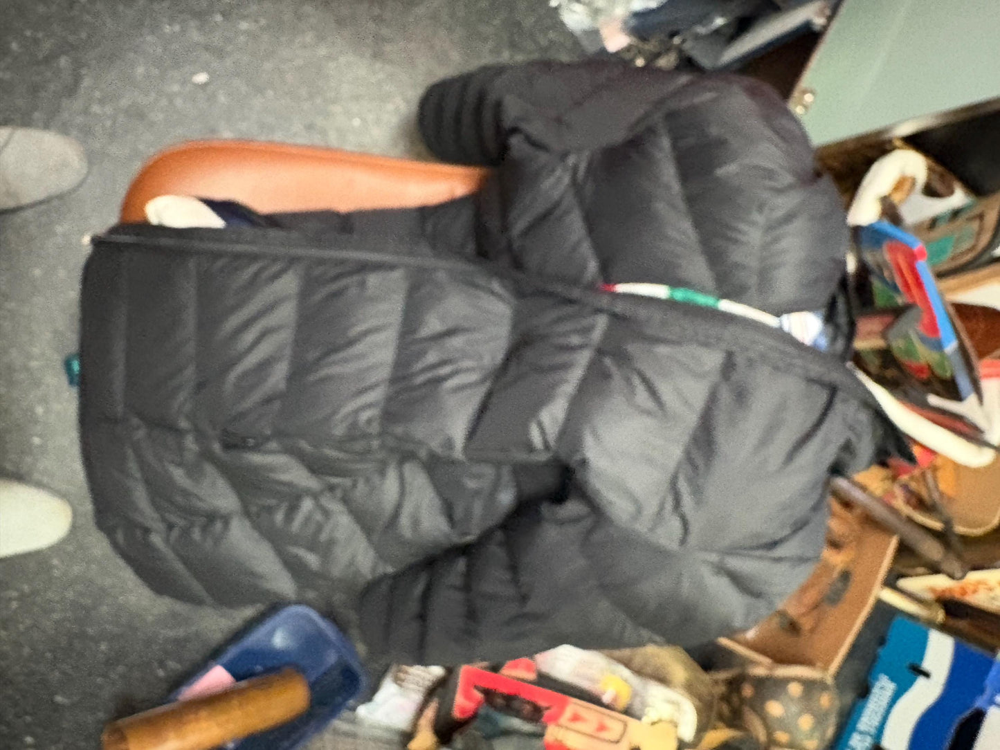 Beautiful HBC Hudson Bay Company lightweight down style jacket  33 inches long - hood 10 inches and arms 24 inches approx - size M womens