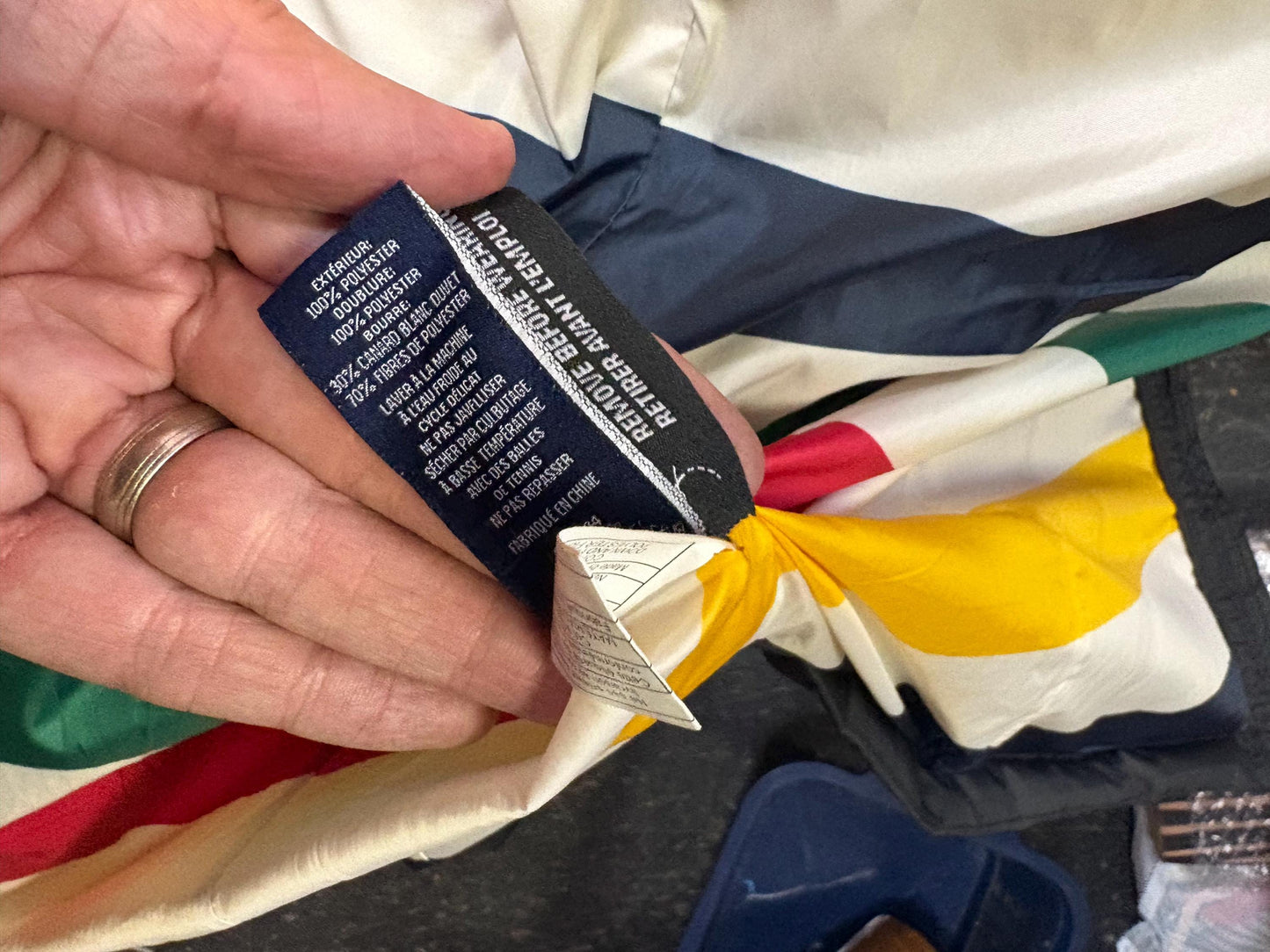 Beautiful HBC Hudson Bay Company lightweight down style jacket  33 inches long - hood 10 inches and arms 24 inches approx - size M womens