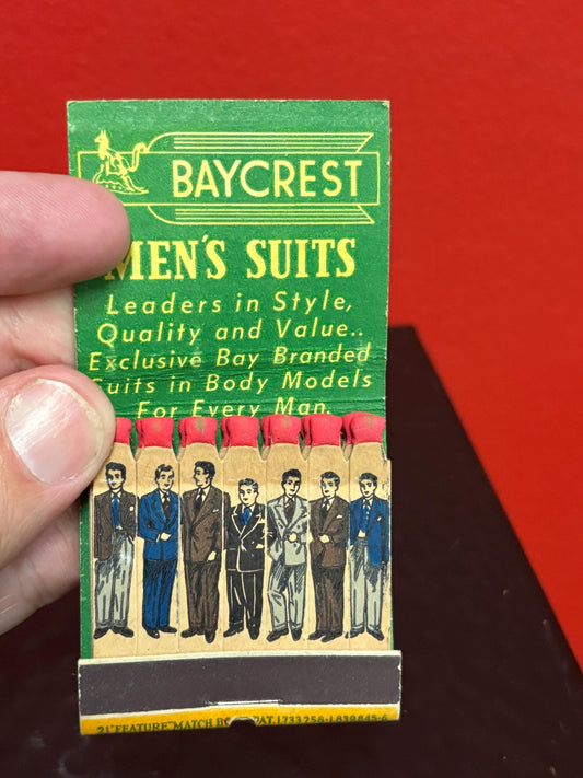 Rare HBC Hudson Bay Company 2 inch matches in original packet - unused - advertising  wow  HBC advertising