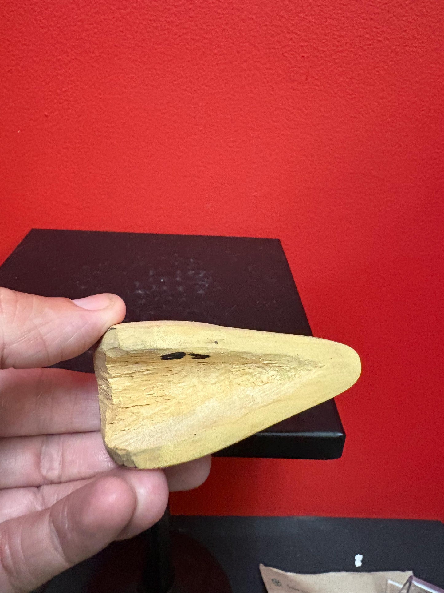 Beautiful indigenous first Nations pacific West Coast 3 inch long cedar thunderbird  statue   miniature feast bowl  wow  signed