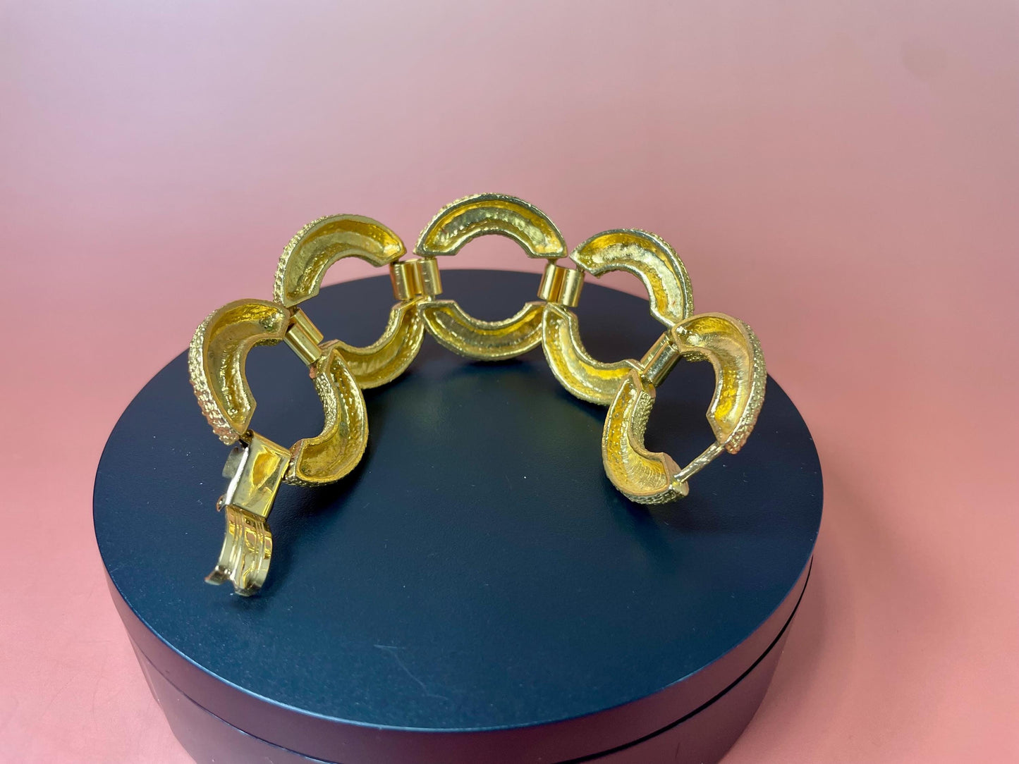 Classic Metal Link Gold-Tone Bracelet   Timeless and Versatile