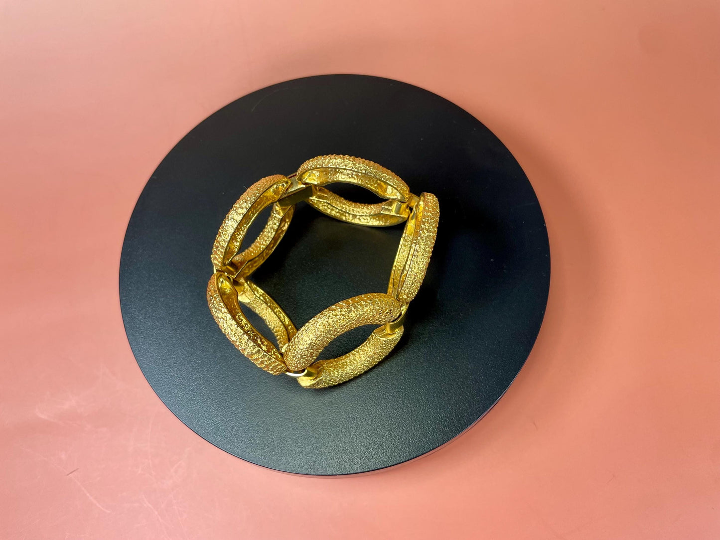 Classic Metal Link Gold-Tone Bracelet   Timeless and Versatile