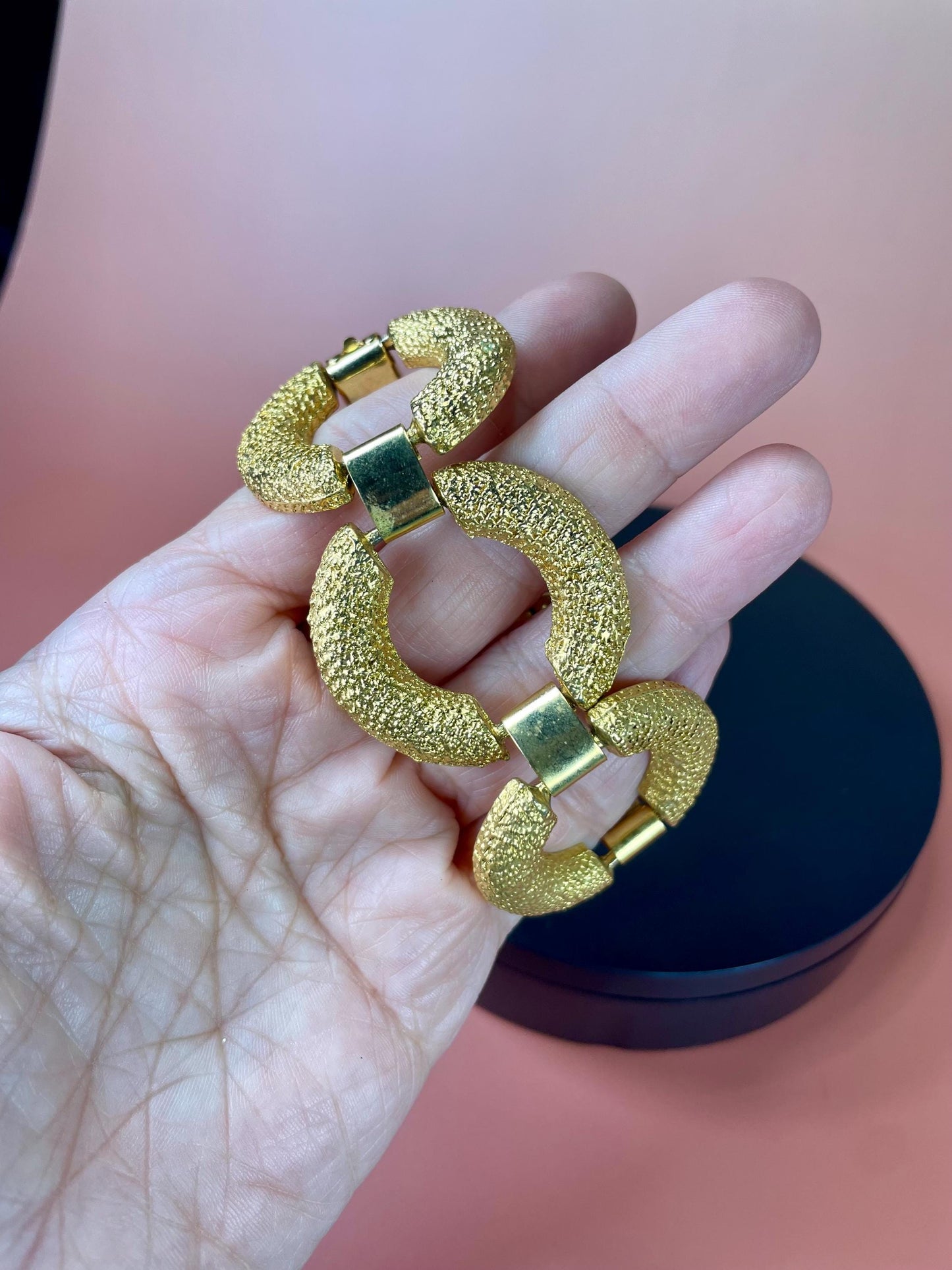 Classic Metal Link Gold-Tone Bracelet   Timeless and Versatile