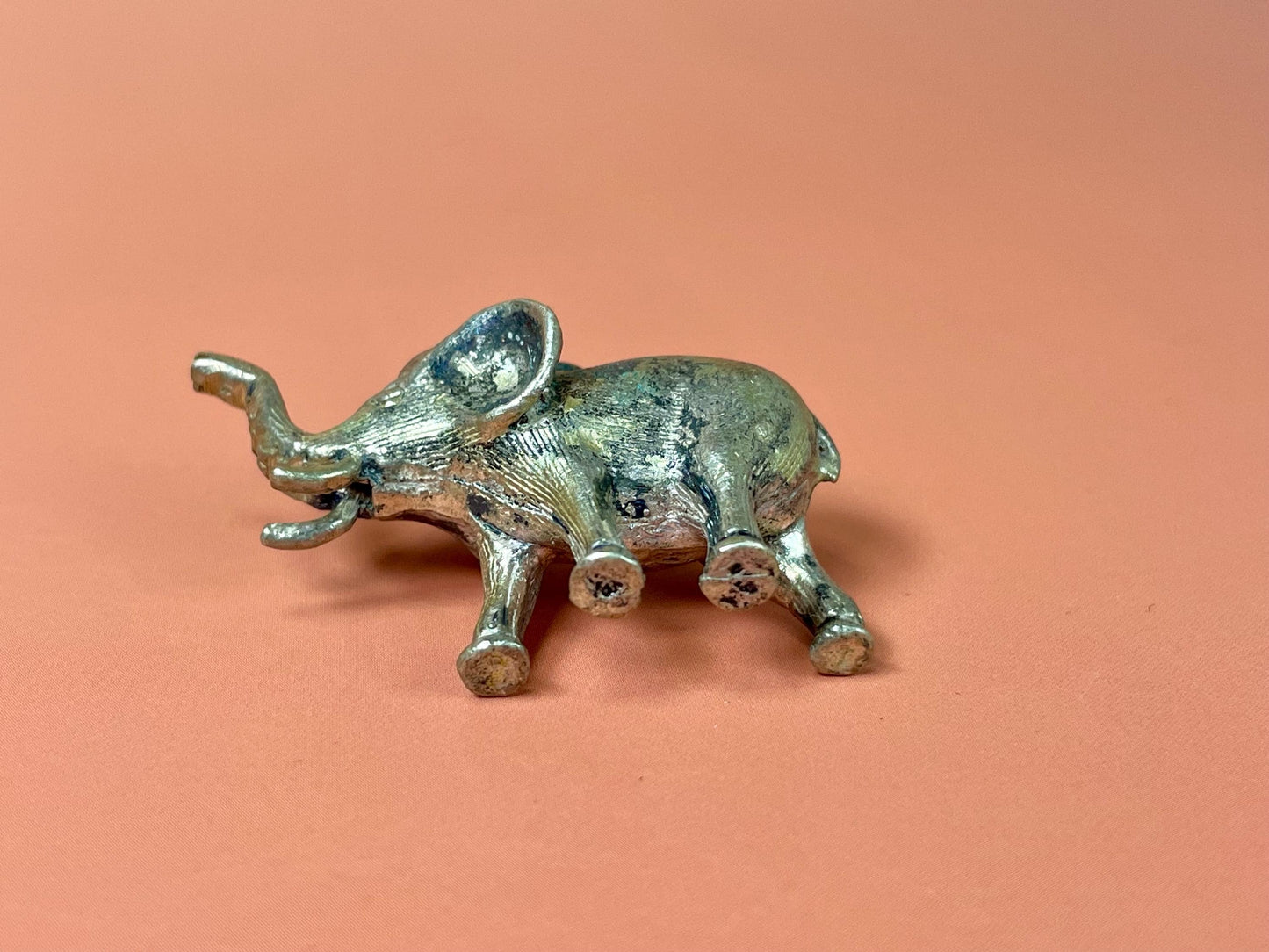 Adorable 1.5 x 1 inch Metal Elephant pendant  perfect for a gift