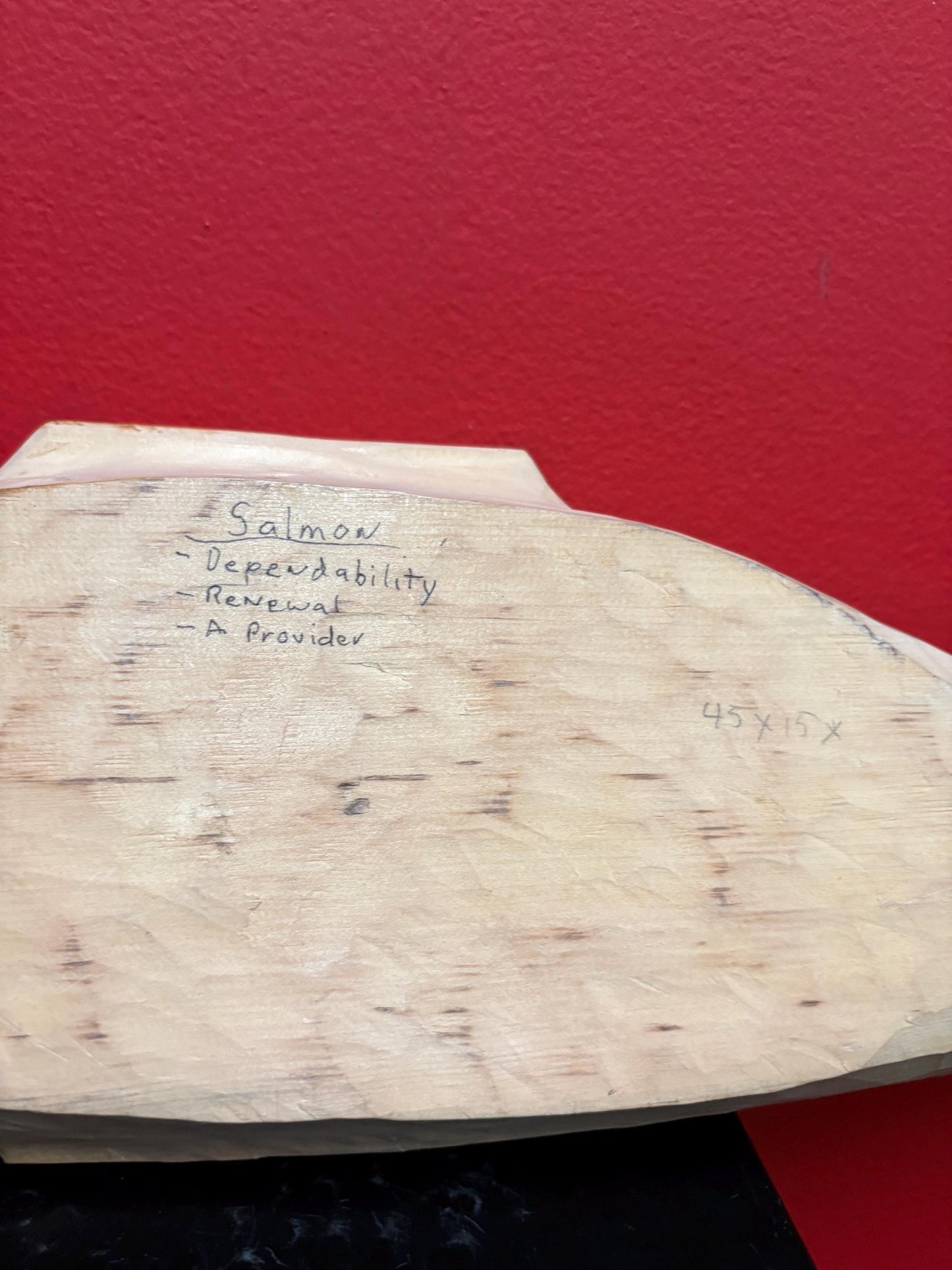 Beautiful  - 18 x 5“ indigenous first nation Pacific Northwest coast lambert goldsmith salmon feast bowl  signed with info- abalone inset