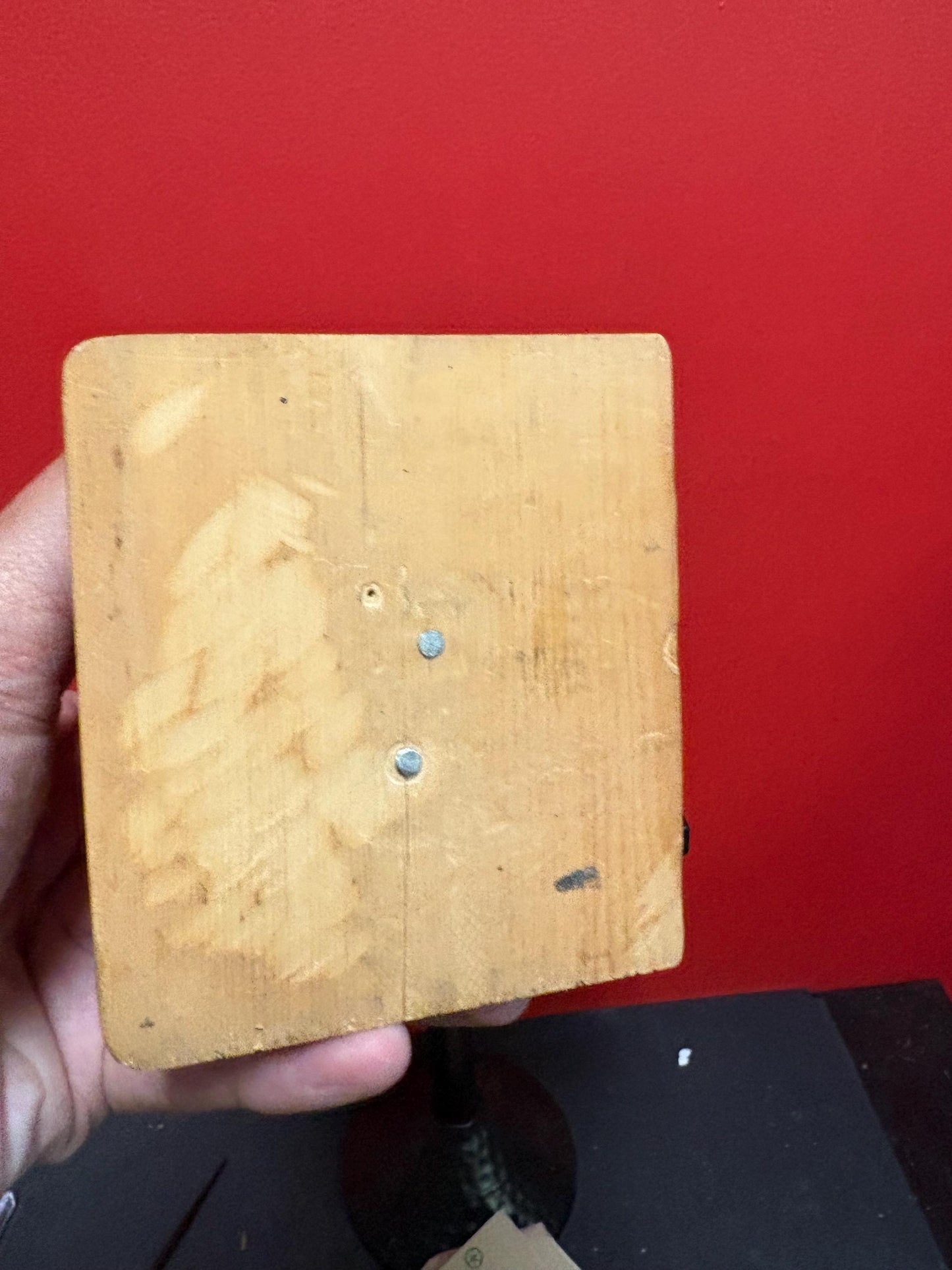 Lovely indigenous first nations Pacific northwest coast Cedar statue of a chief by Marvin Baker  great detail and price - 8 inches tall