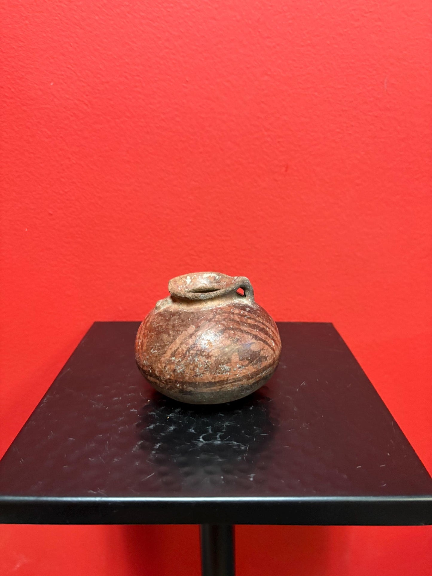 Fabulous 4 inch tall pre-Colombian authentic narino culture seed pot  as is  great value
