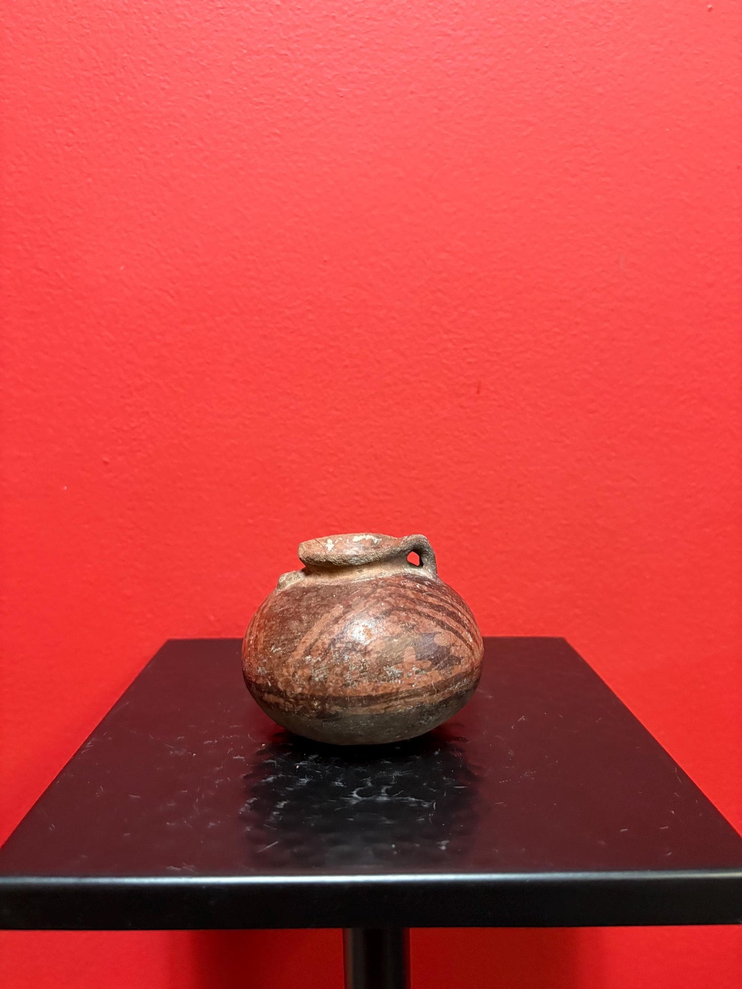 Fabulous 4 inch tall pre-Colombian authentic narino culture seed pot  as is  great value