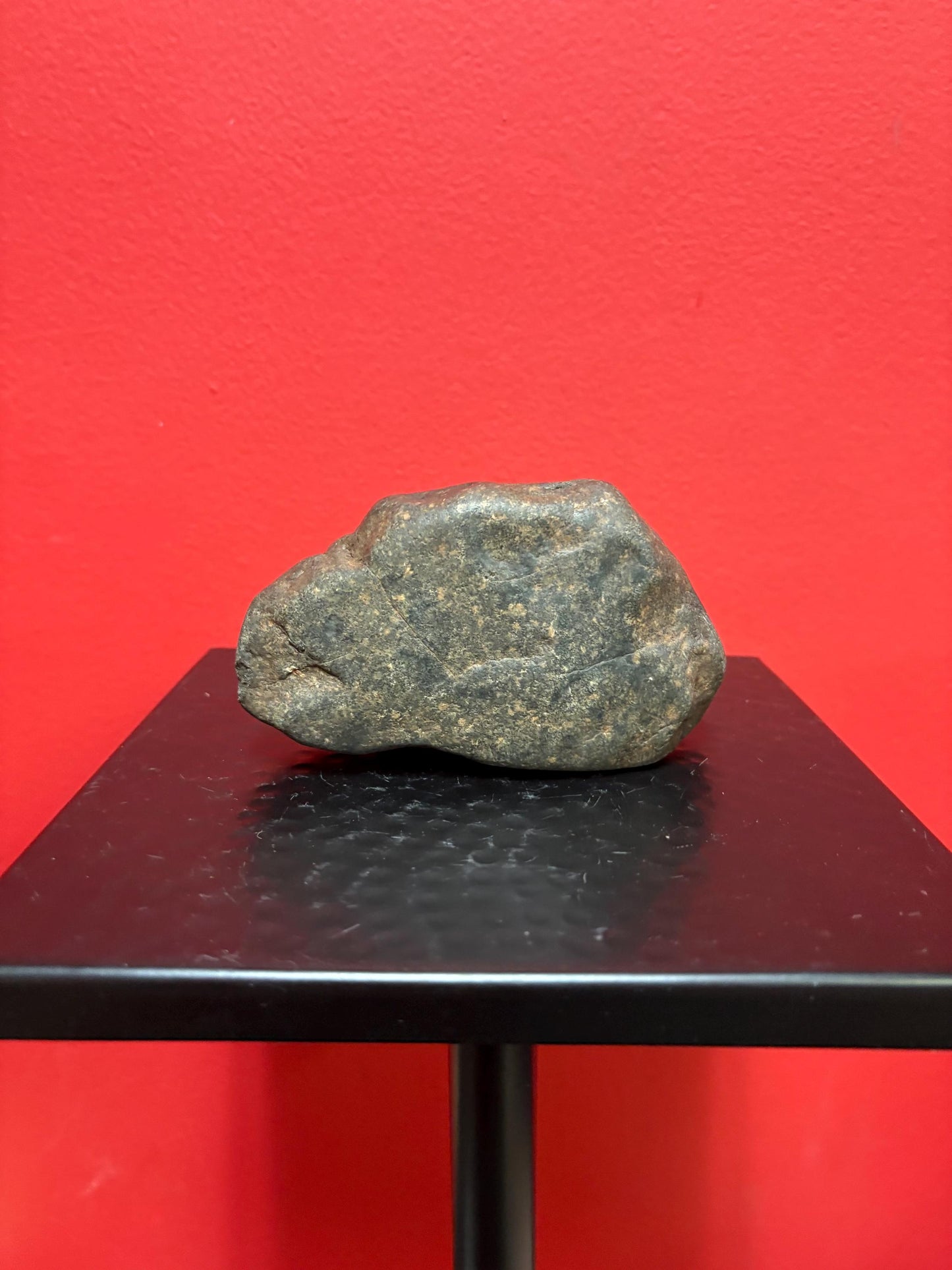 Beautiful 5 inch tall  indigenous first nations, British Columbian old old old plummet stone tool  wonderful patina   unique shape