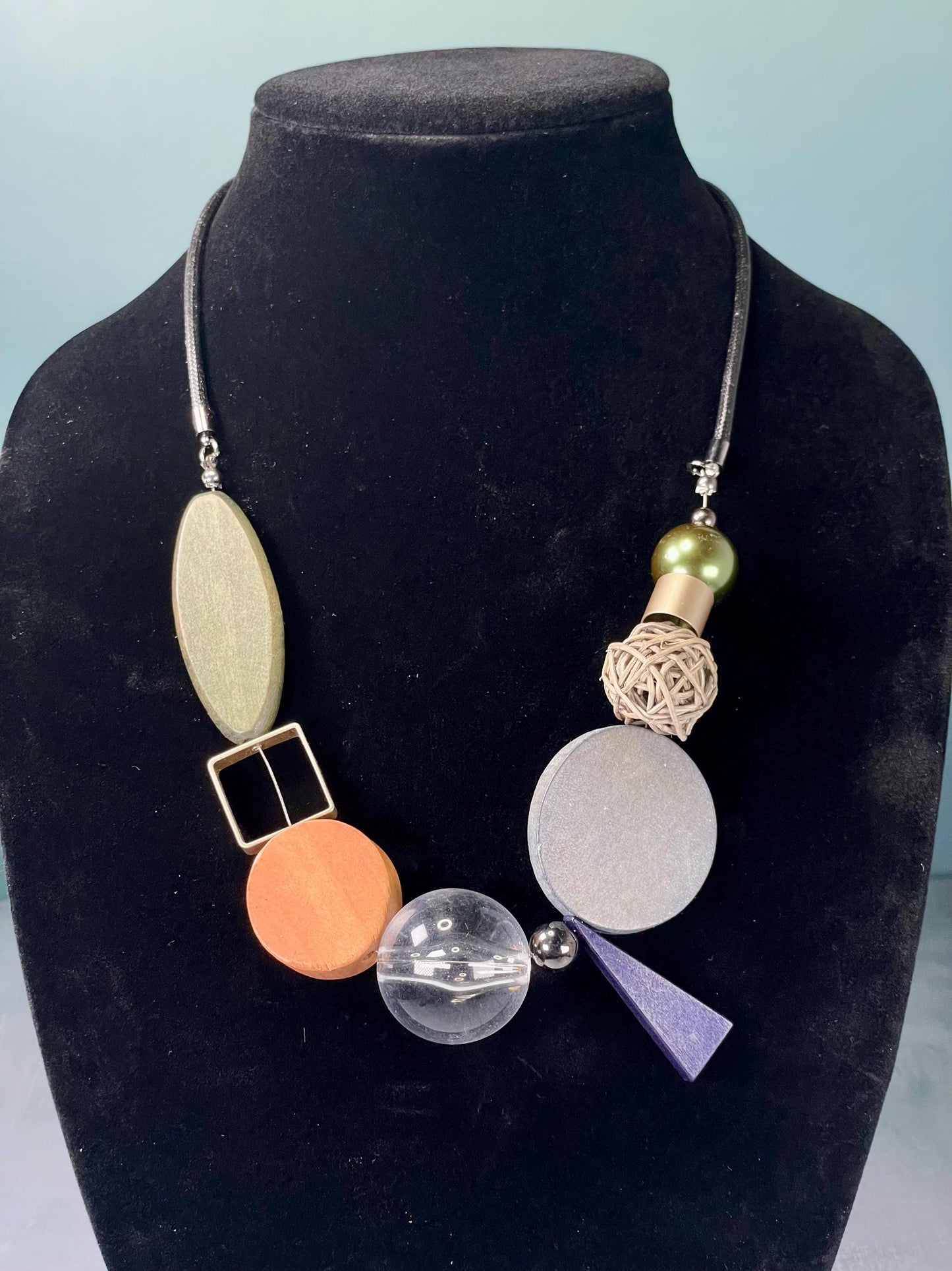 Modern Geometric Statement Necklace