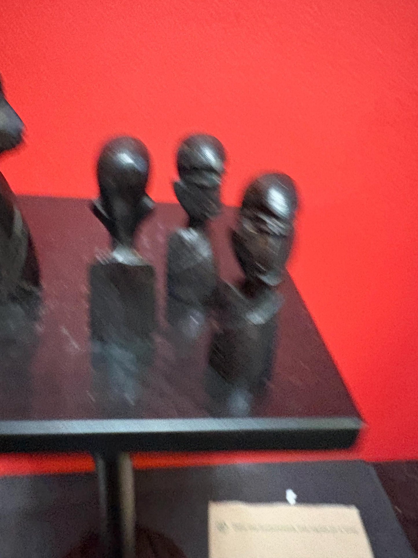 Lovely lot of older African wood statues  3 to 5 inches  price for all  great for resale or gifts - number 2