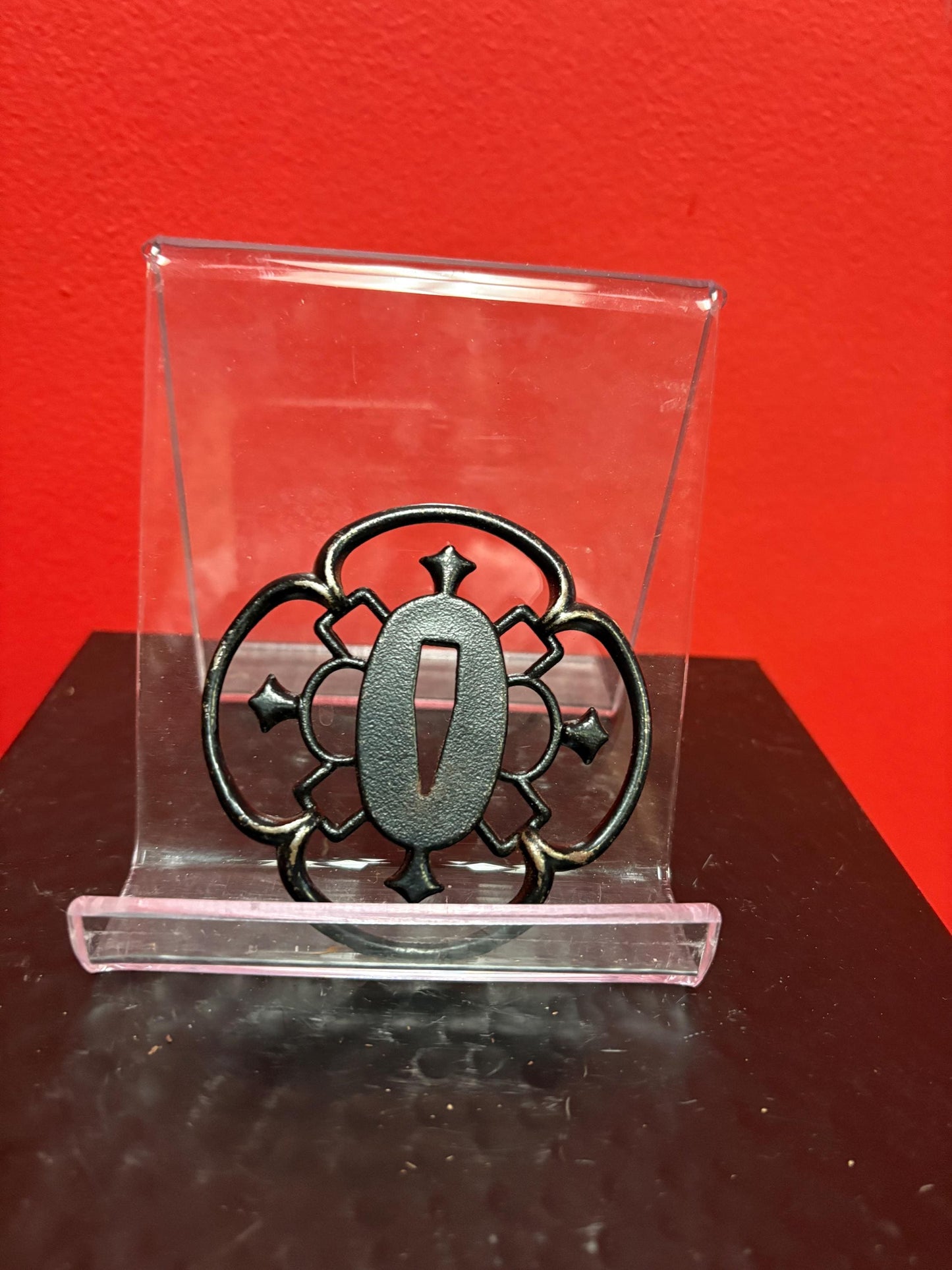 Beautiful Japanese samurai old metal tsuba - see photos for condition  approx 3 inches  from major estate collection - value priced -