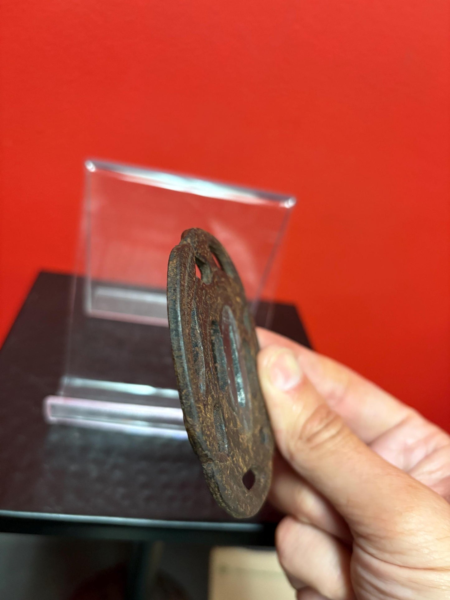 Beautiful Japanese samurai old metal tsuba - see photos for condition  approx 3 inches  from major estate collection - value priced -