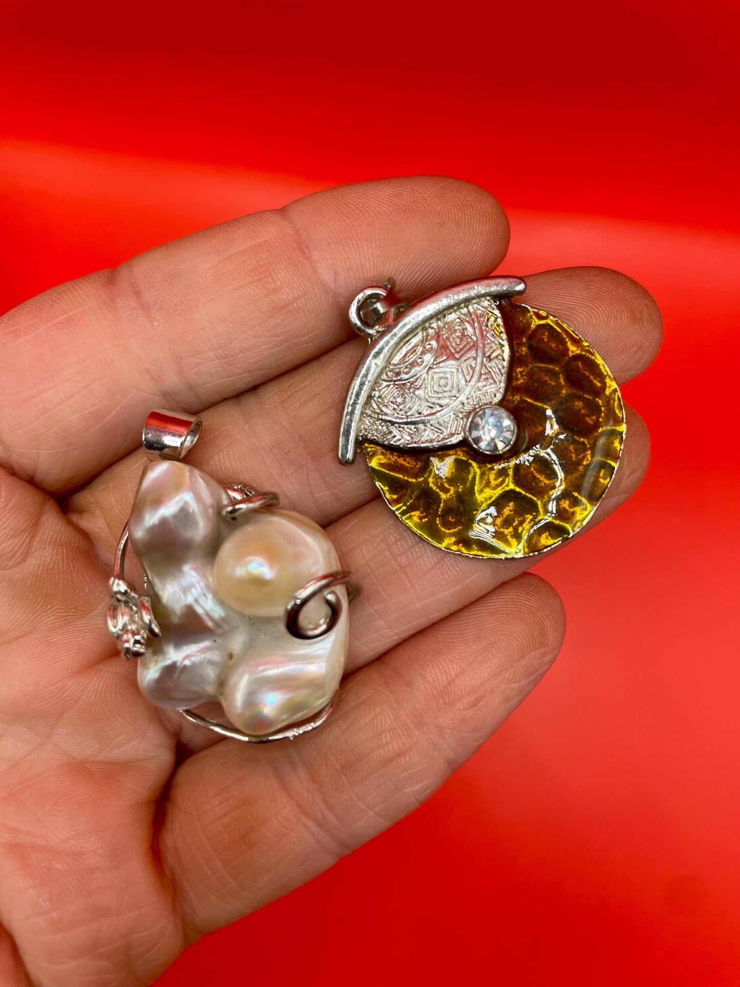 Two Lovely Pendants   great gifts or for resale