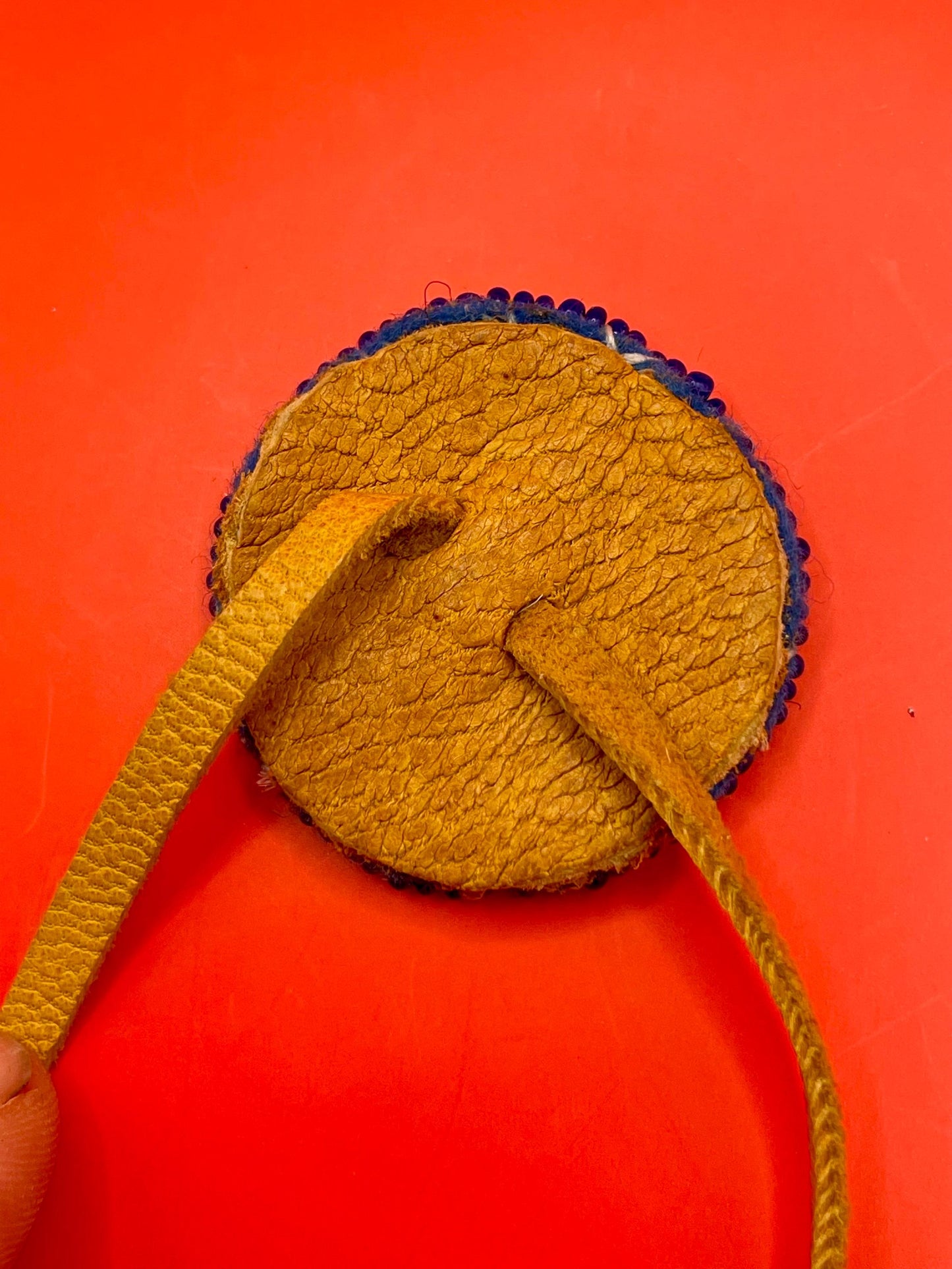 Handcrafted Indigenous First Nations Beaded Button