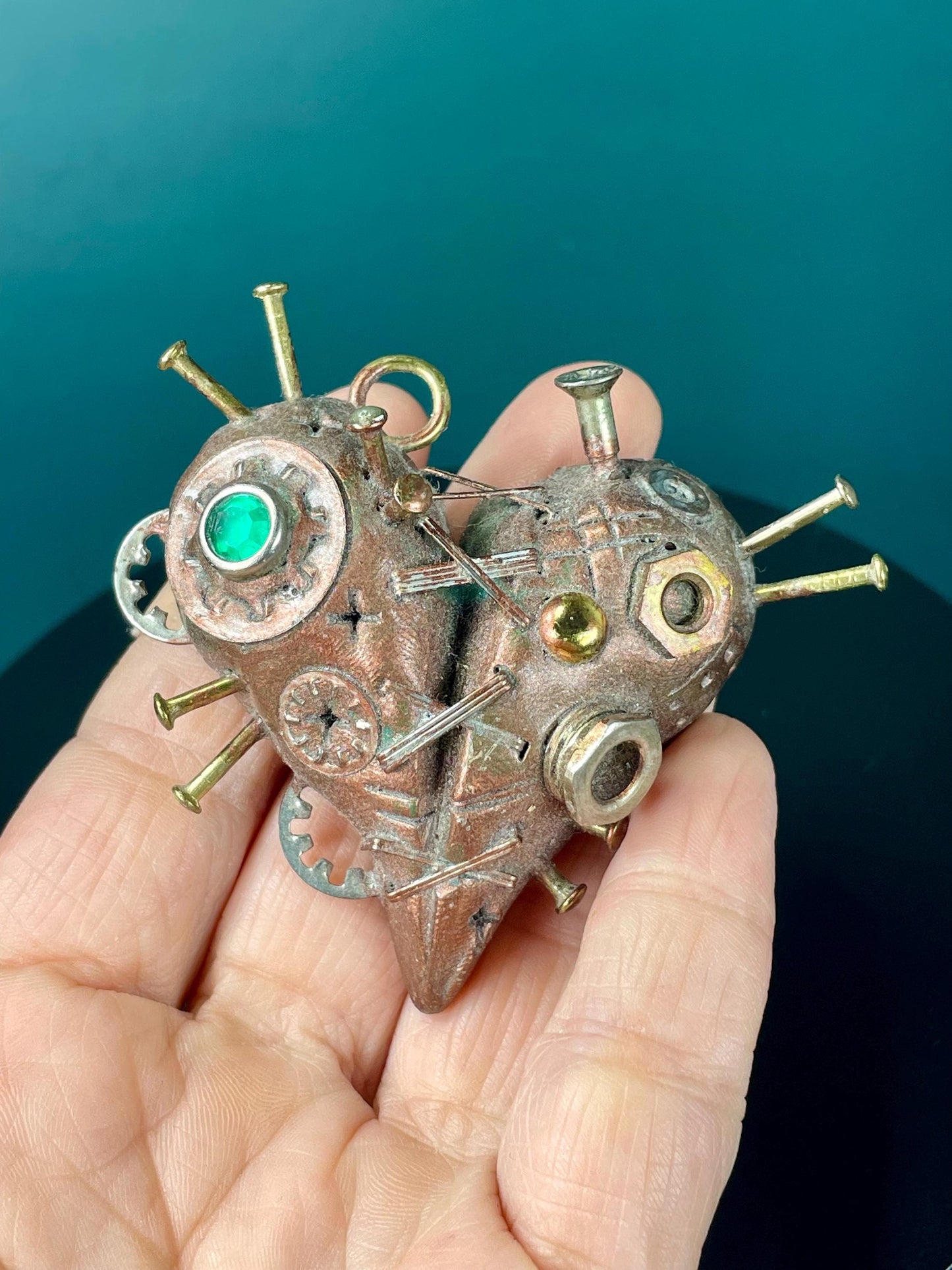 Very cool 2.25 inch Brutalist Pendant