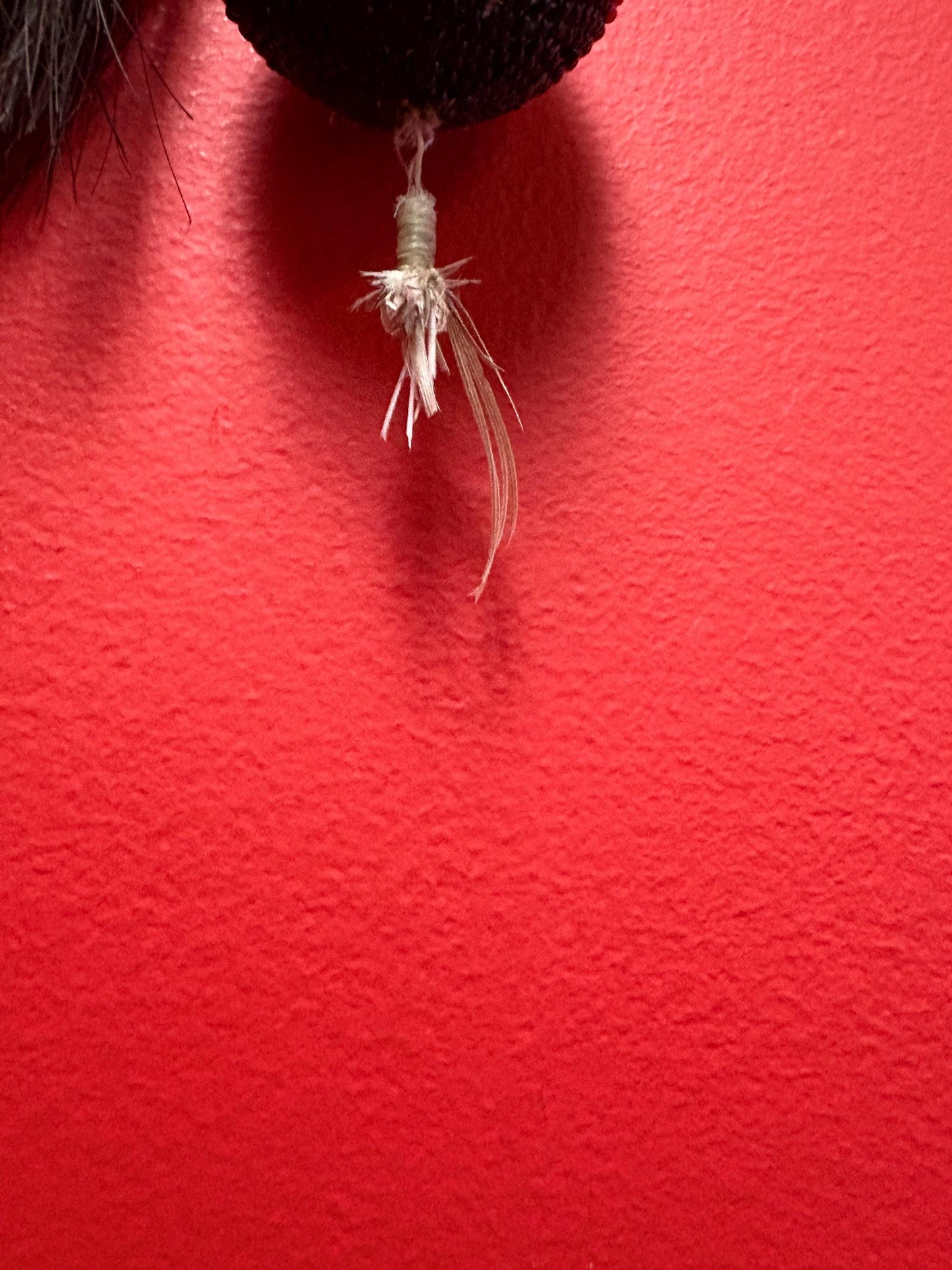 Heavily beaded Native American  whip good for decoration or use  great value - approx 30 inches long